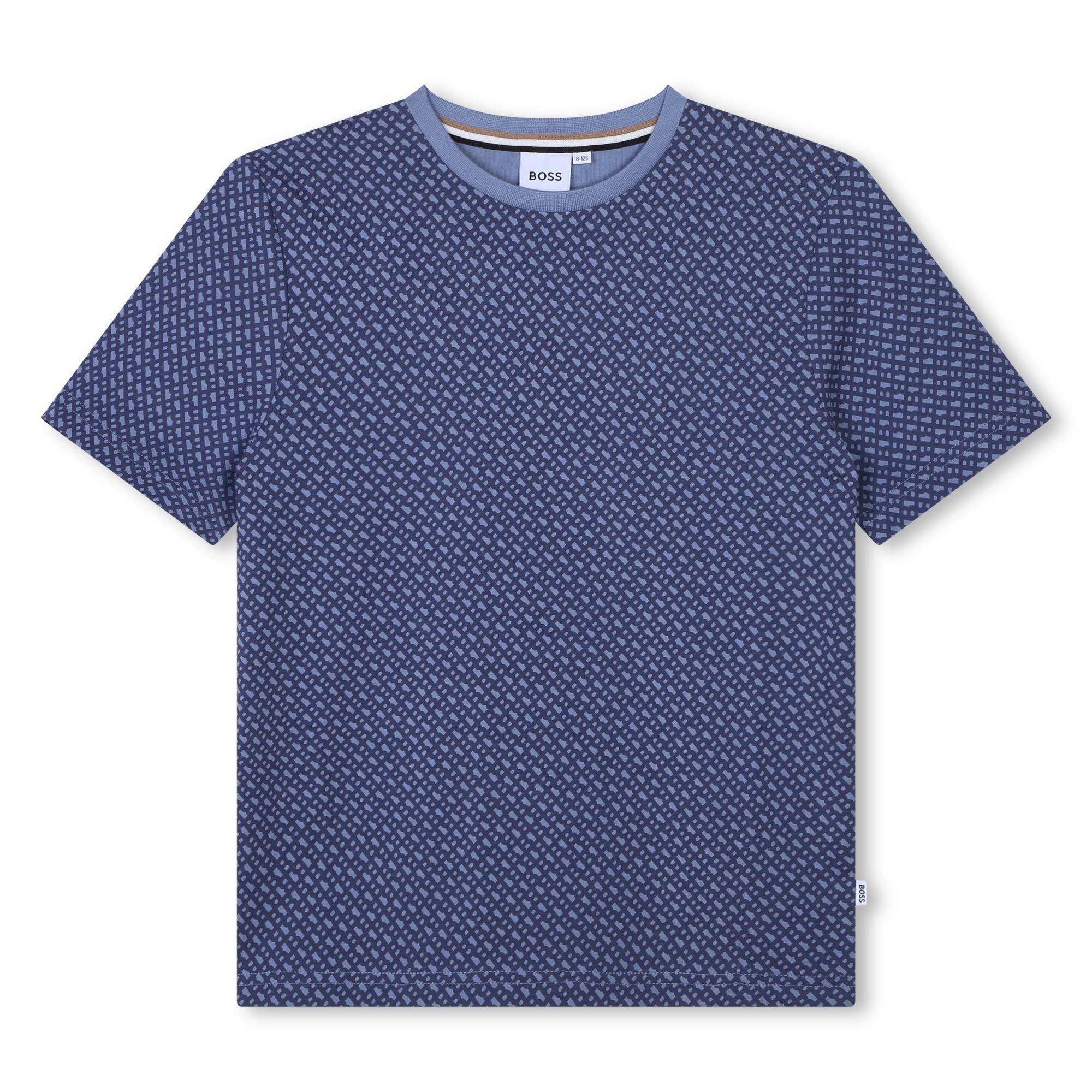 Blue Monogram Tee-Shirt Hugo Boss