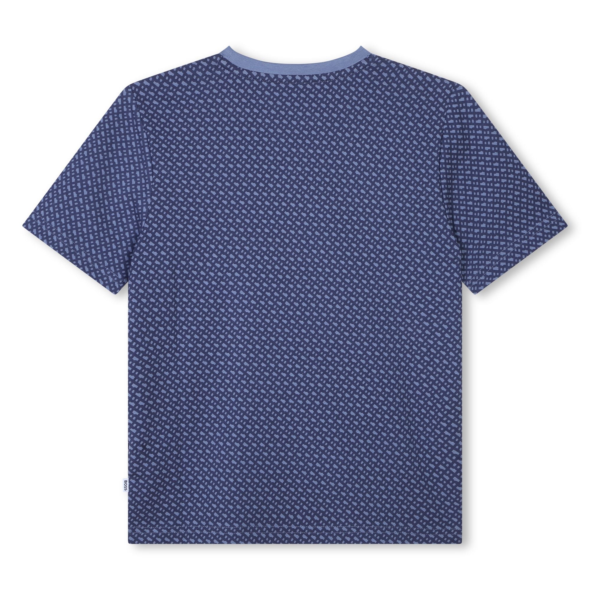 Blue Monogram Tee-Shirt Hugo Boss