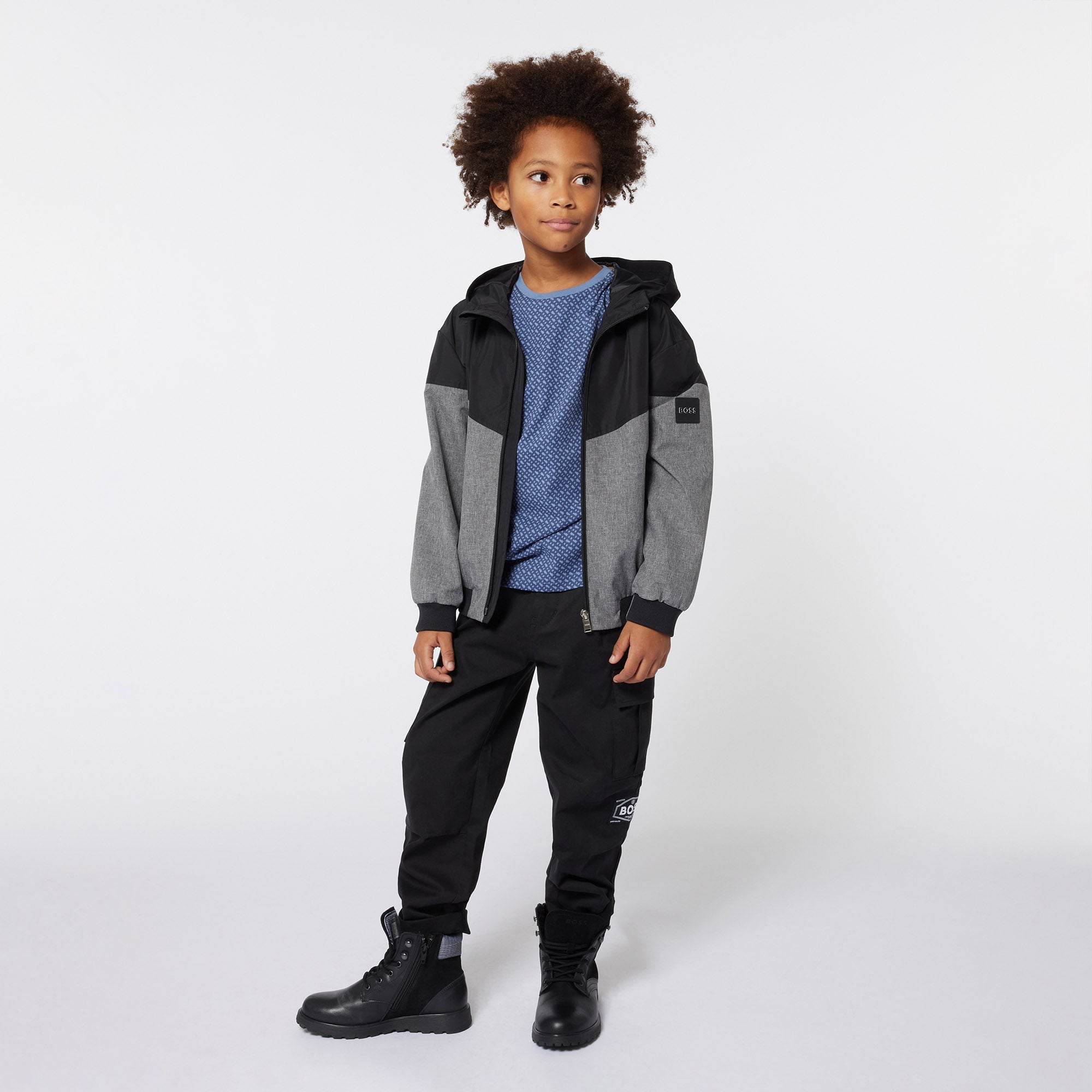 Blue Monogram Tee-Shirt Hugo Boss