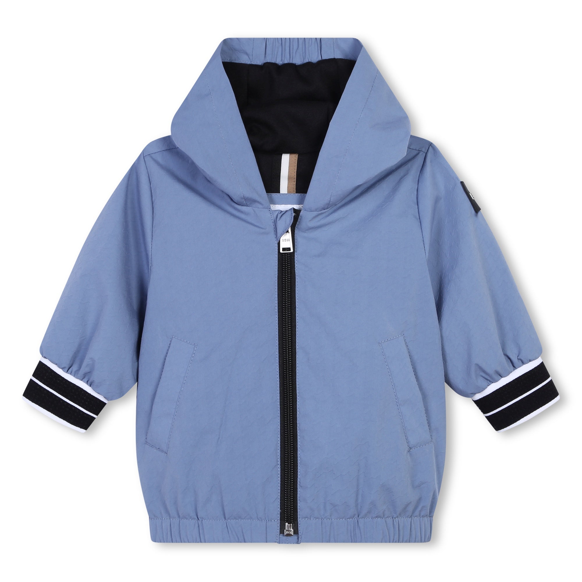 Medium Grey Hooded Windbreaker Hugo Boss