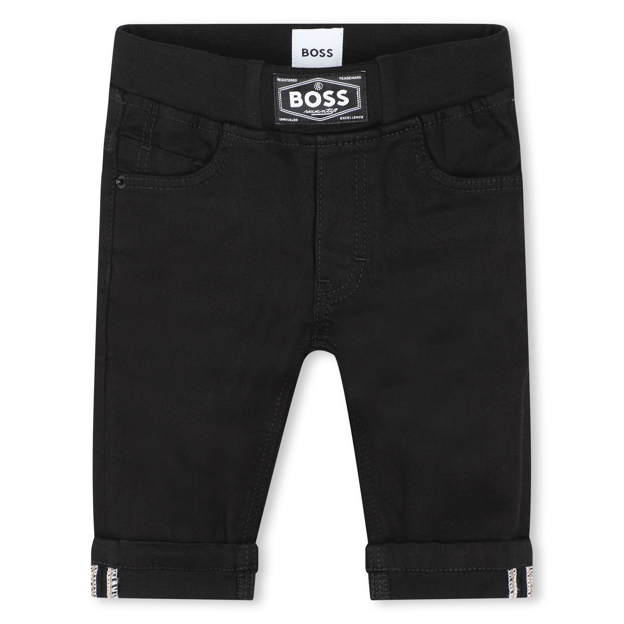 Elasticated Waist Denim Trousers Hugo Boss