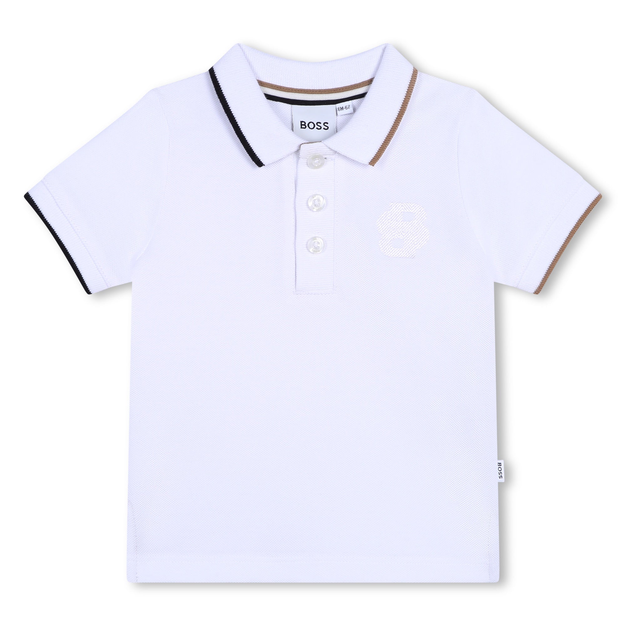 Striped Short Sleeve Polo