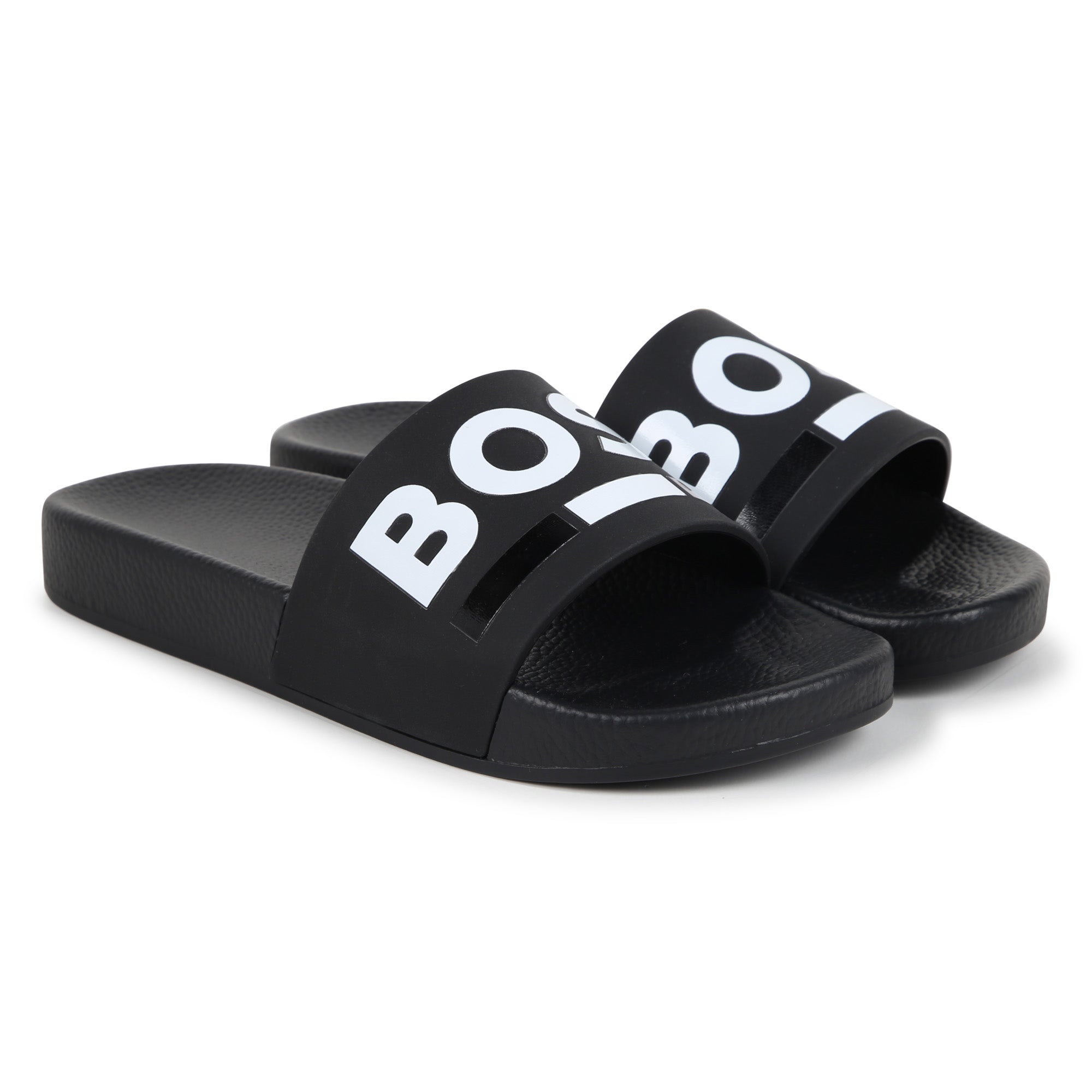 Aqua Slides with Iconic Branding Hugo Boss