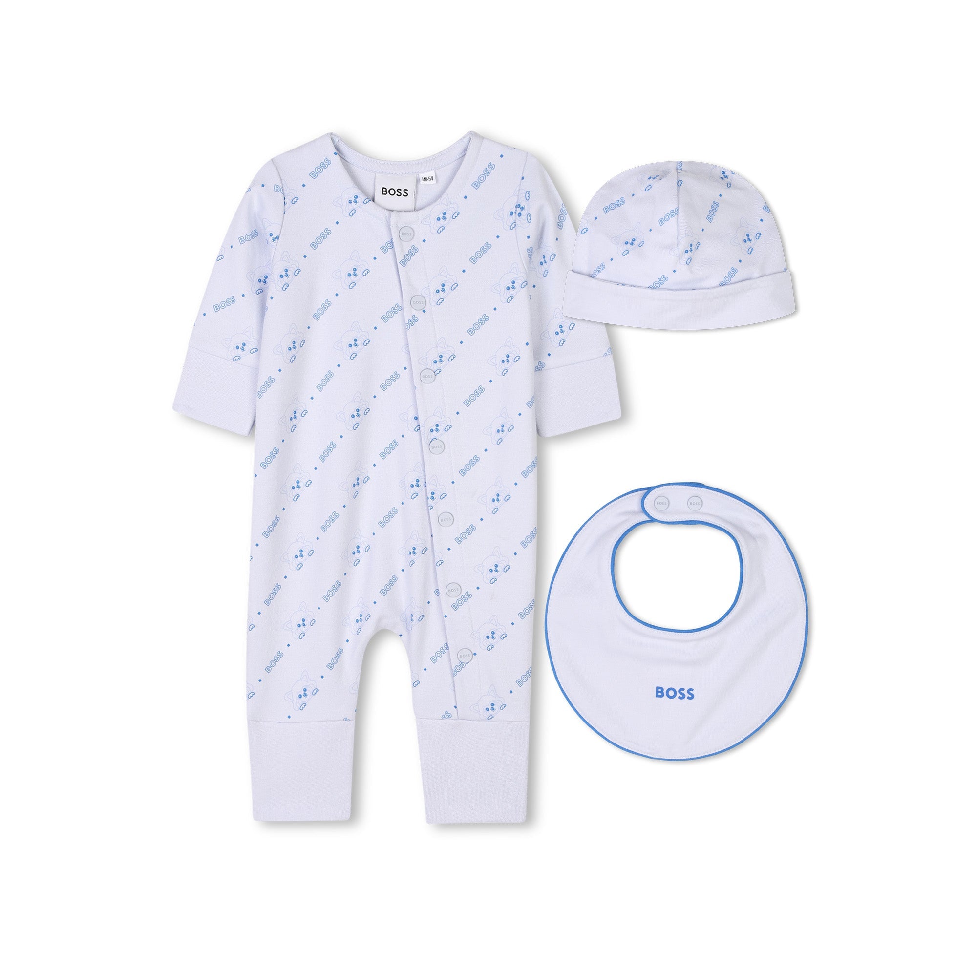 Newborn Pyjama & Bib Set Hugo Boss
