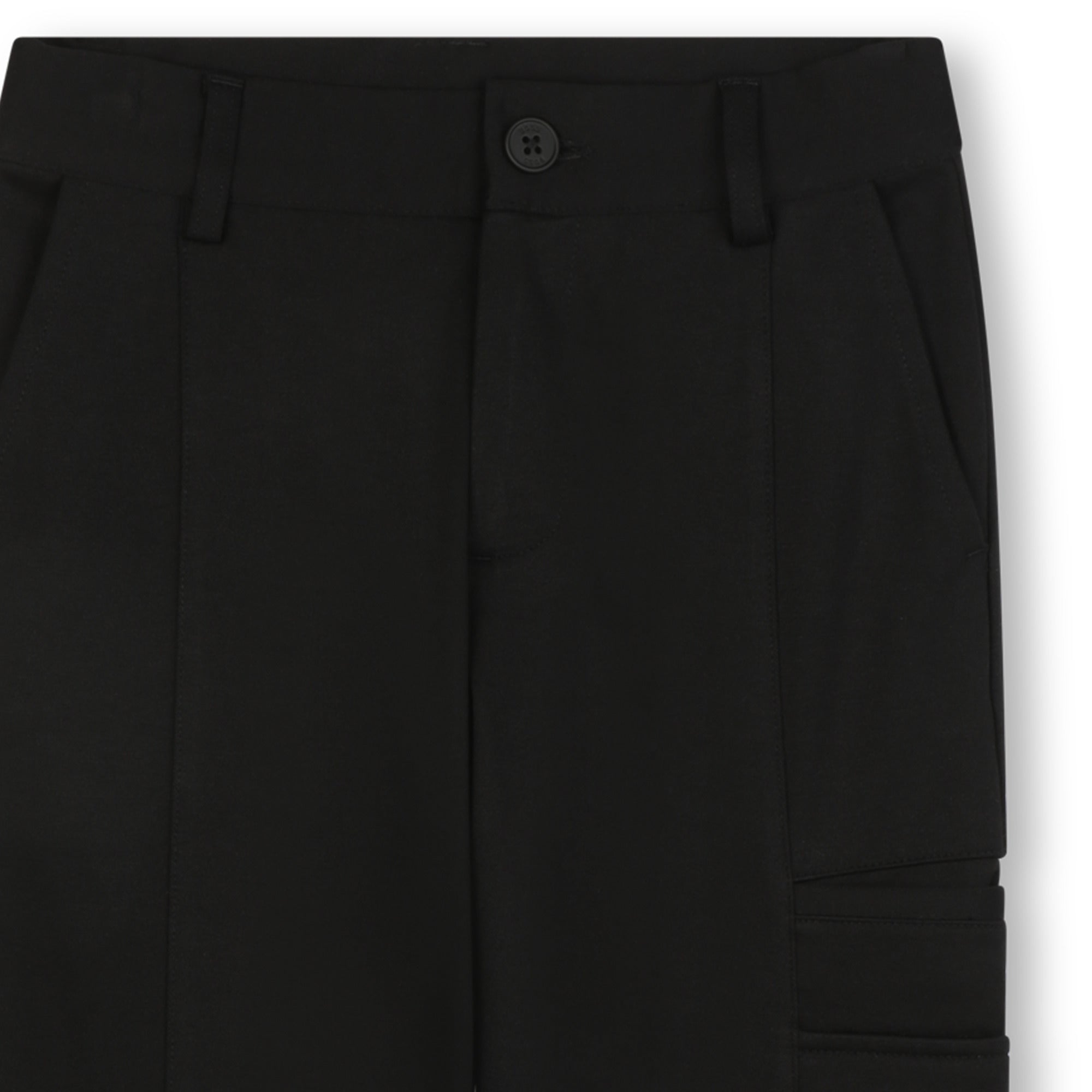 Cargo Trousers with Ribbed Cuffs for Boys