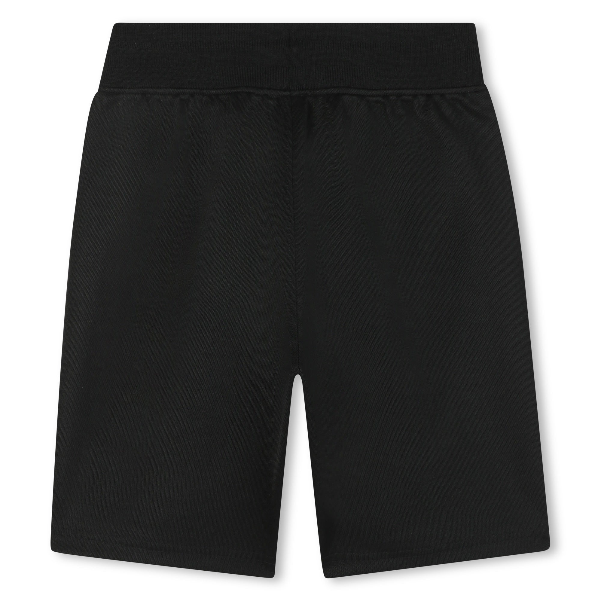 Cotton Piqué Jogging Shorts with Patch Pockets and Logo Details