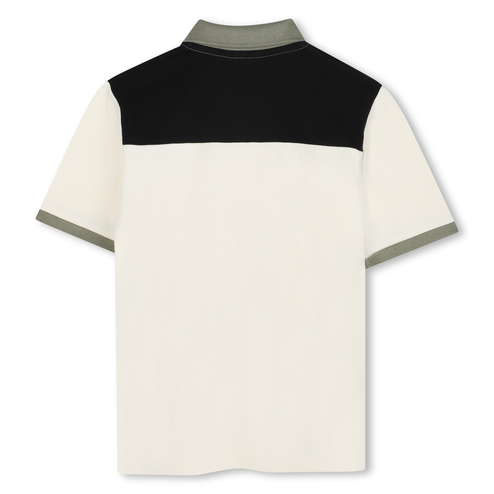 Colourblock Cotton Polo Shirt for Boys