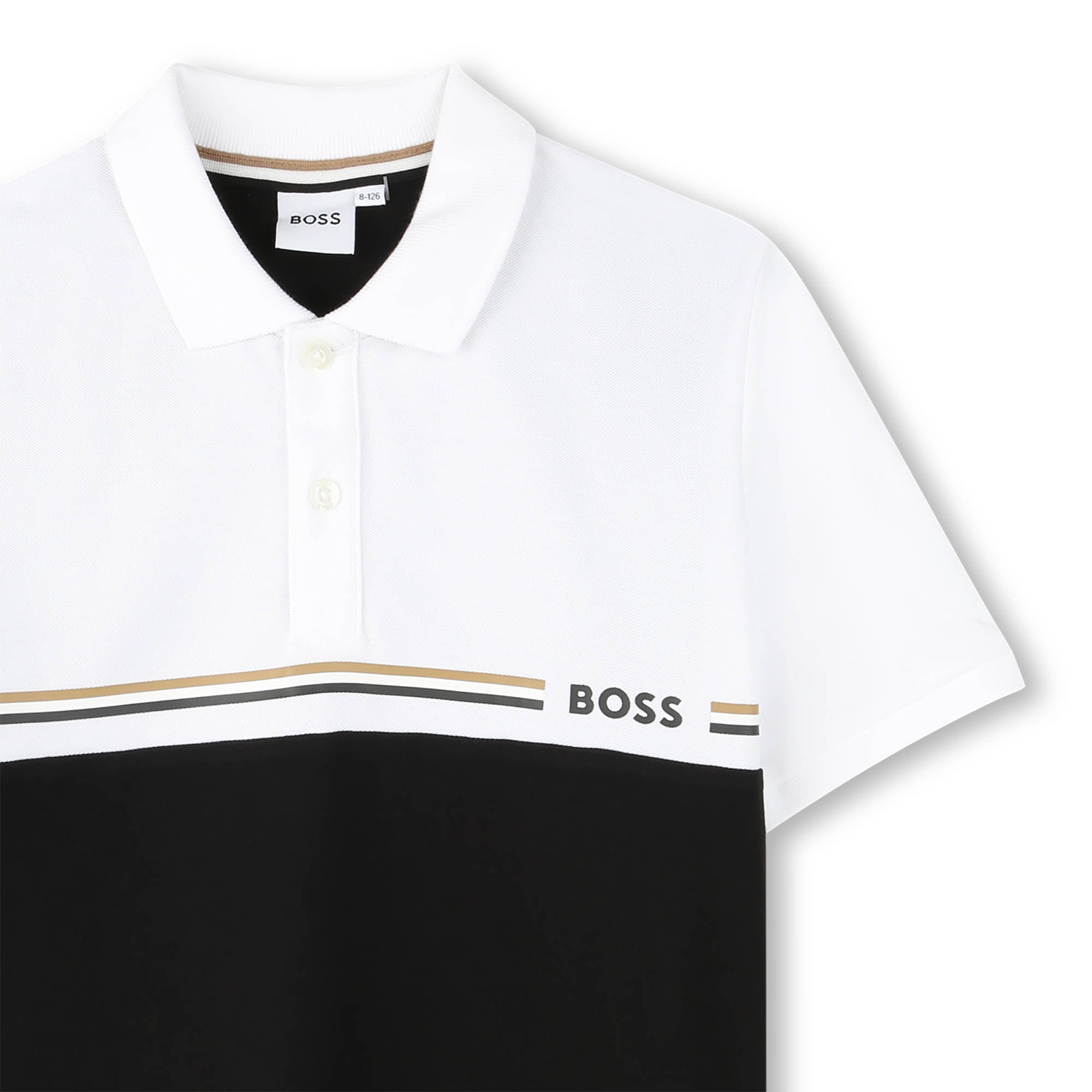 Colourblock Piqué Polo Shirt for Boys Hugo Boss