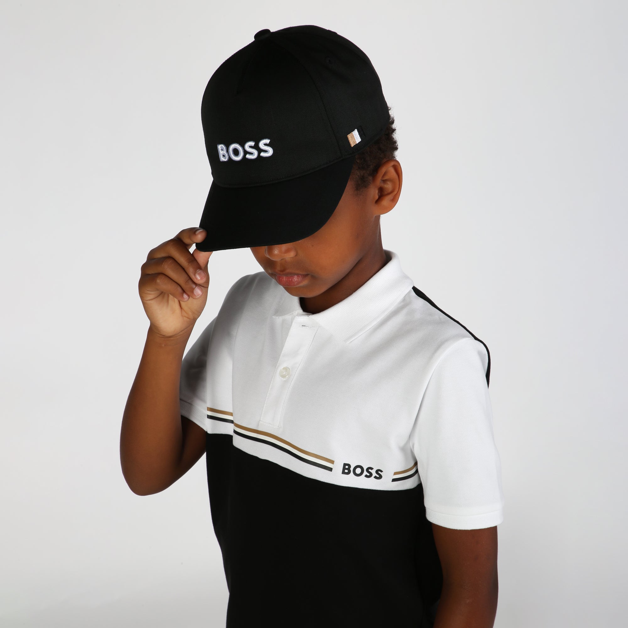 Colourblock Piqué Polo Shirt for Boys Hugo Boss