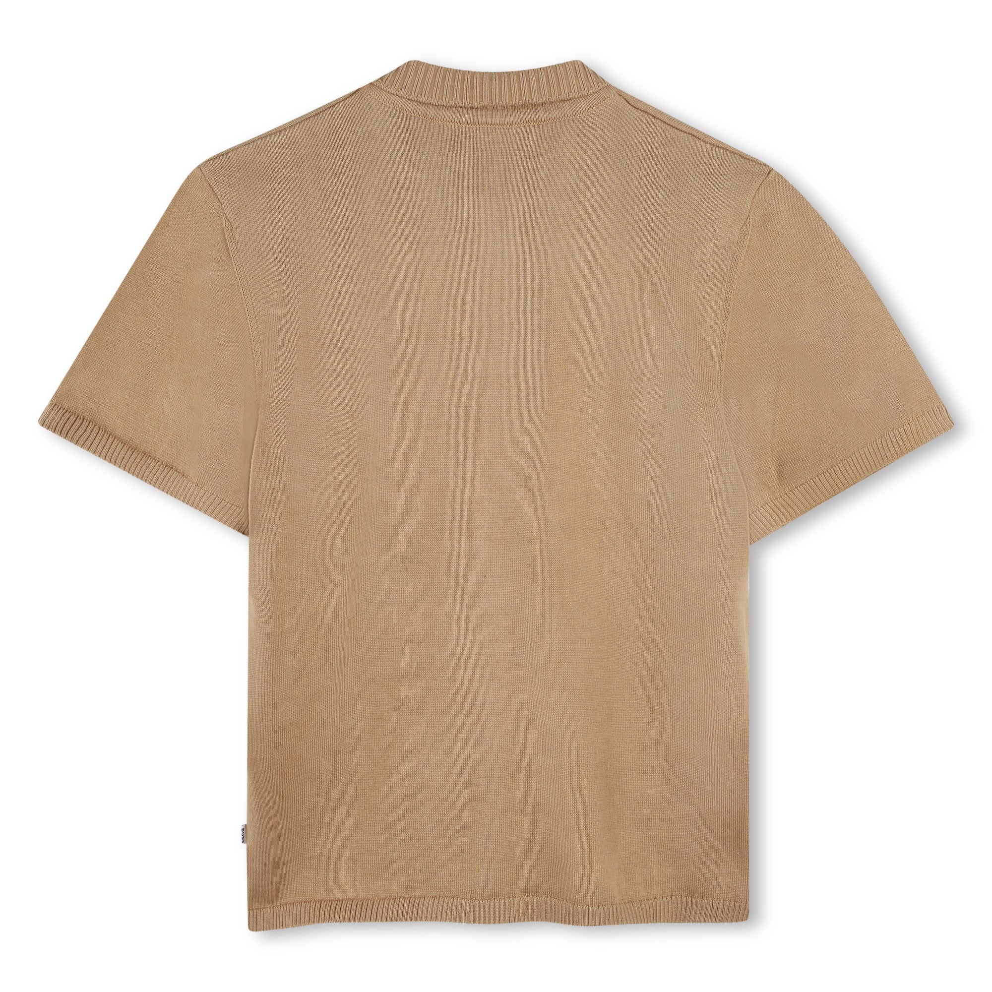 Cotton Knit Short Sleeve Polo with Embroidered Logo Hugo Boss