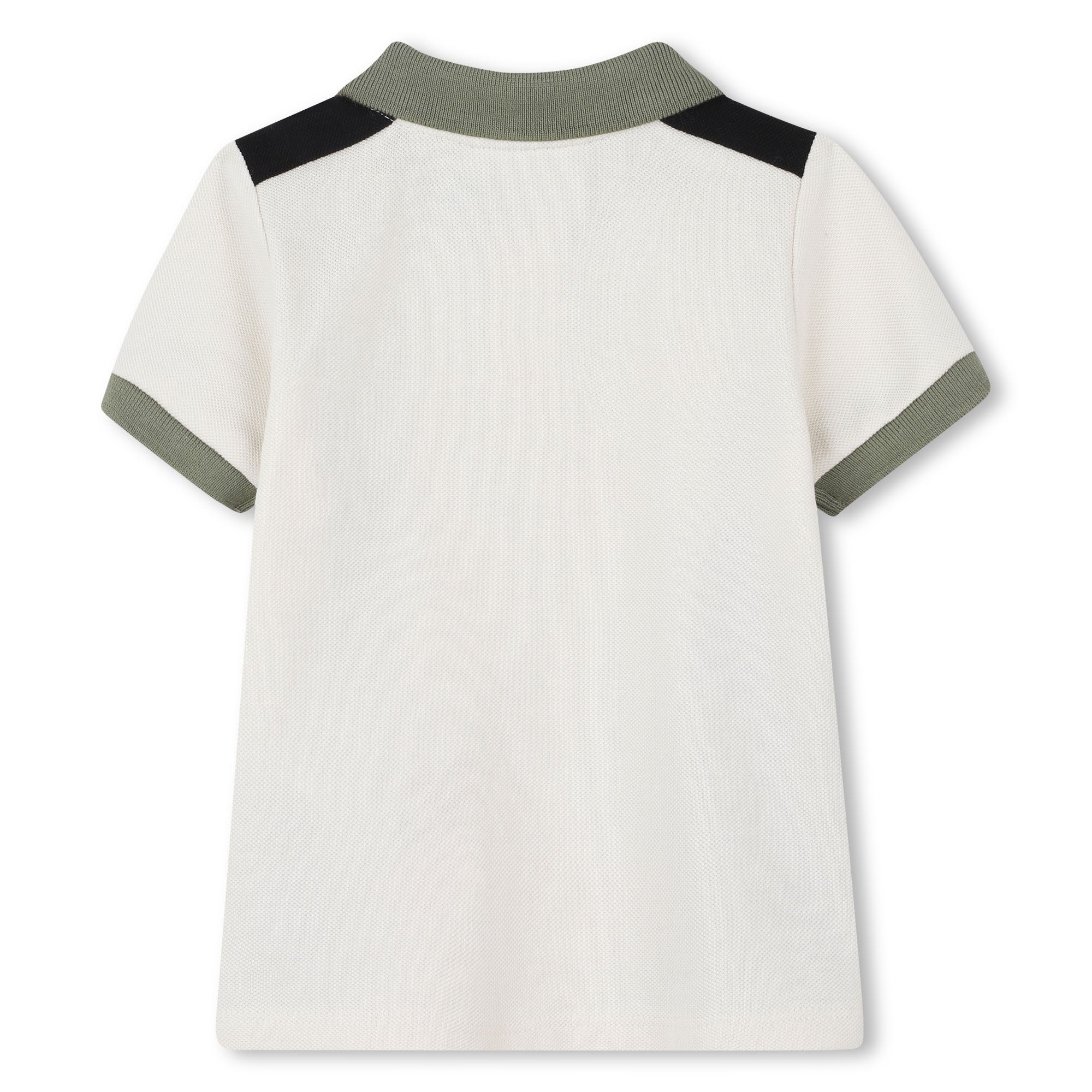 Colourblock Cotton Polo Shirt for Boys
