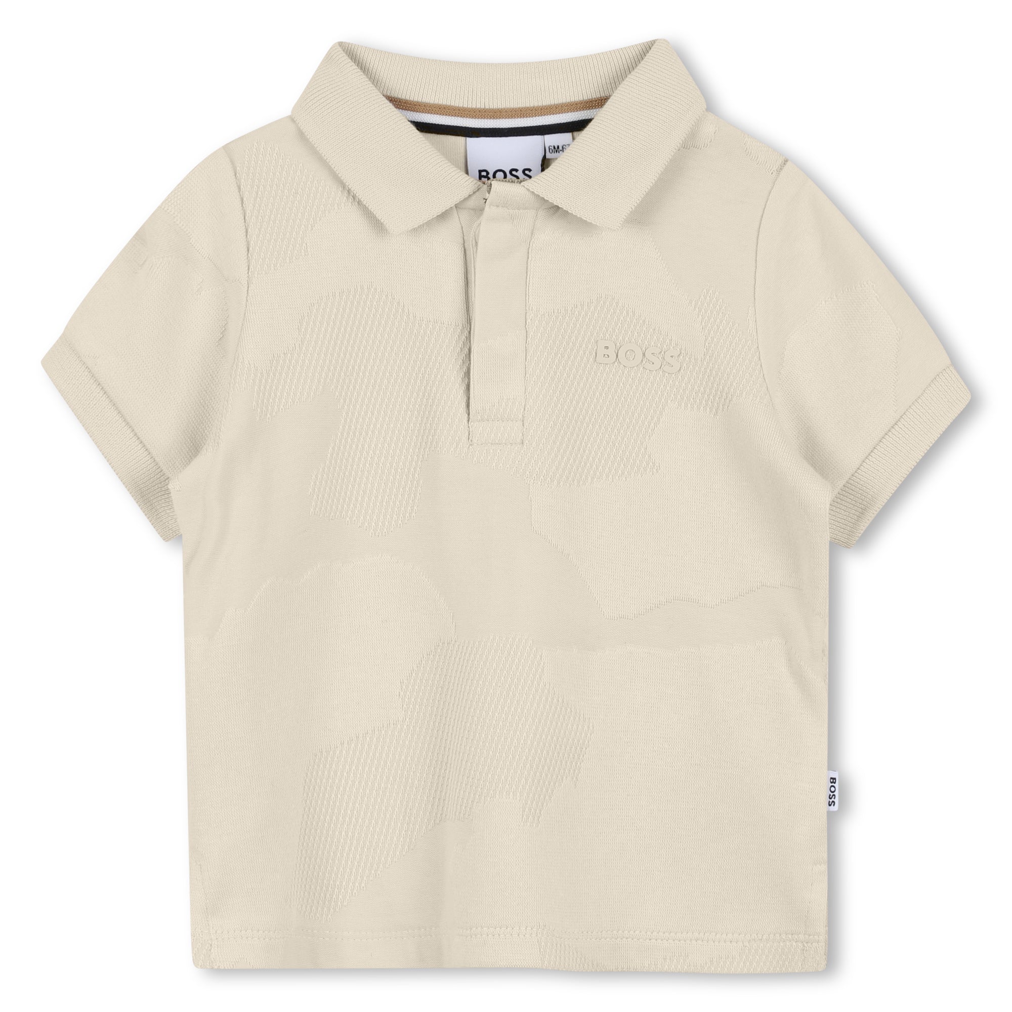 Short-Sleeved Piqué Polo Shirt for Boys Hugo Boss