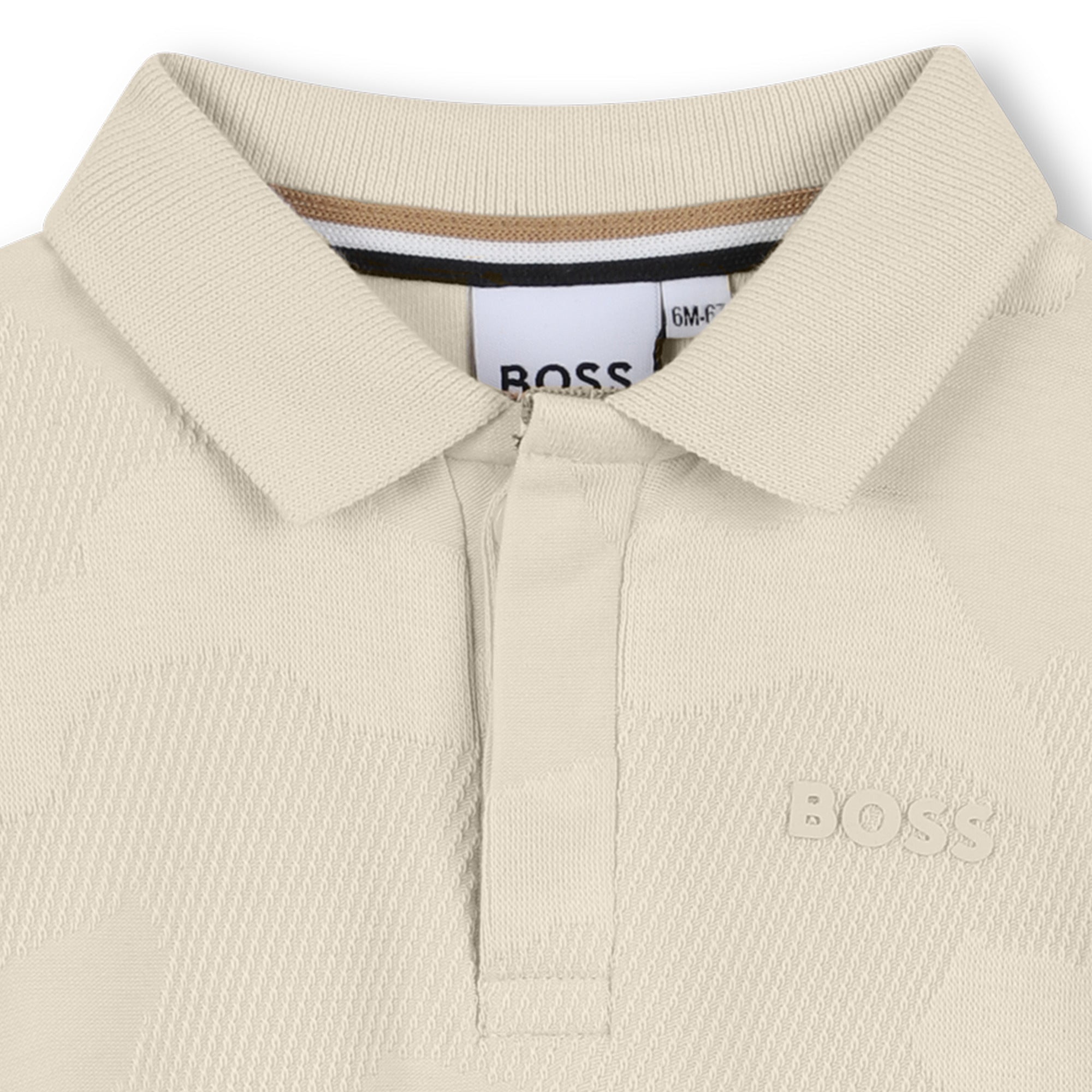 Short-Sleeved Piqué Polo Shirt for Boys Hugo Boss