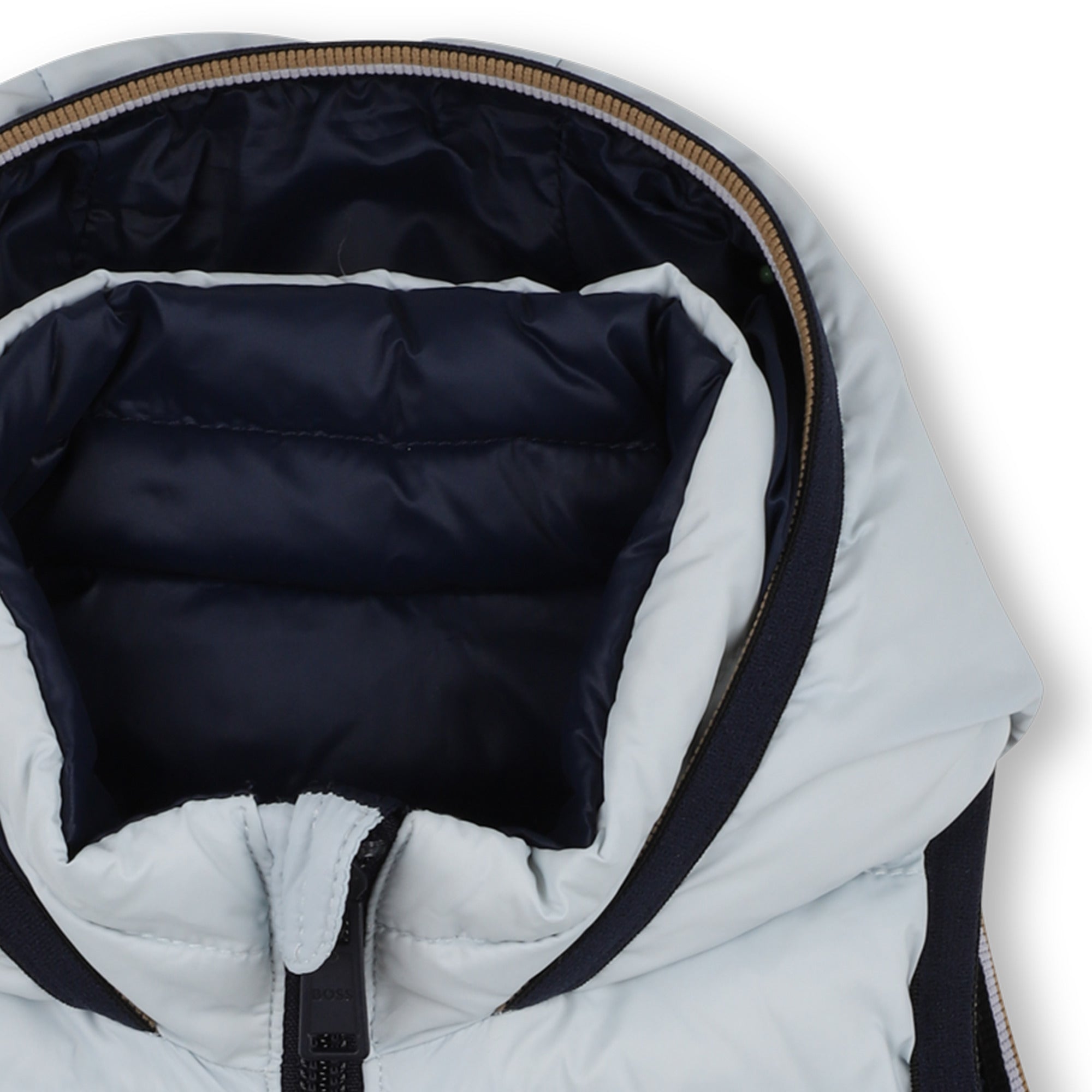 Reversible Quilted Hooded Gilet for Boys
