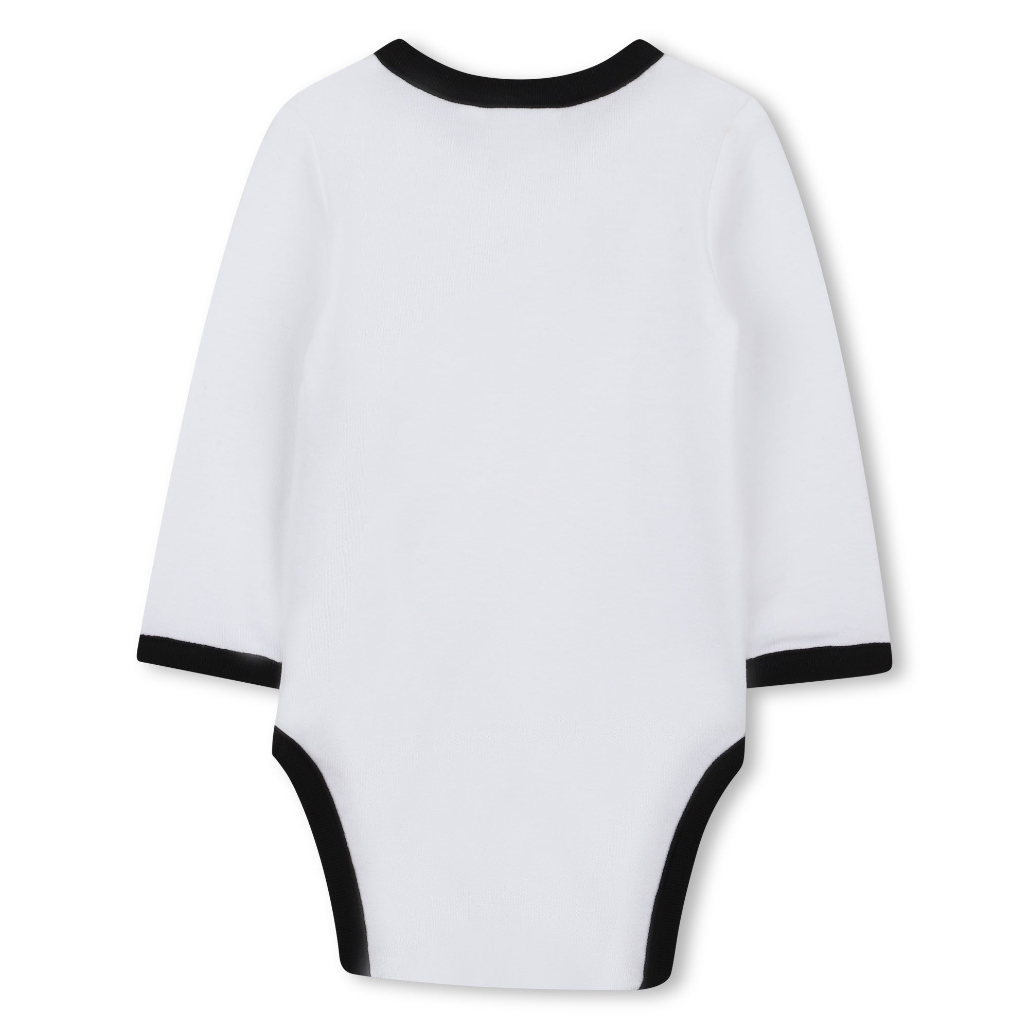 White and Black Cotton Newborn Gift Set with Babygrow, Bodysuit and Two Hats