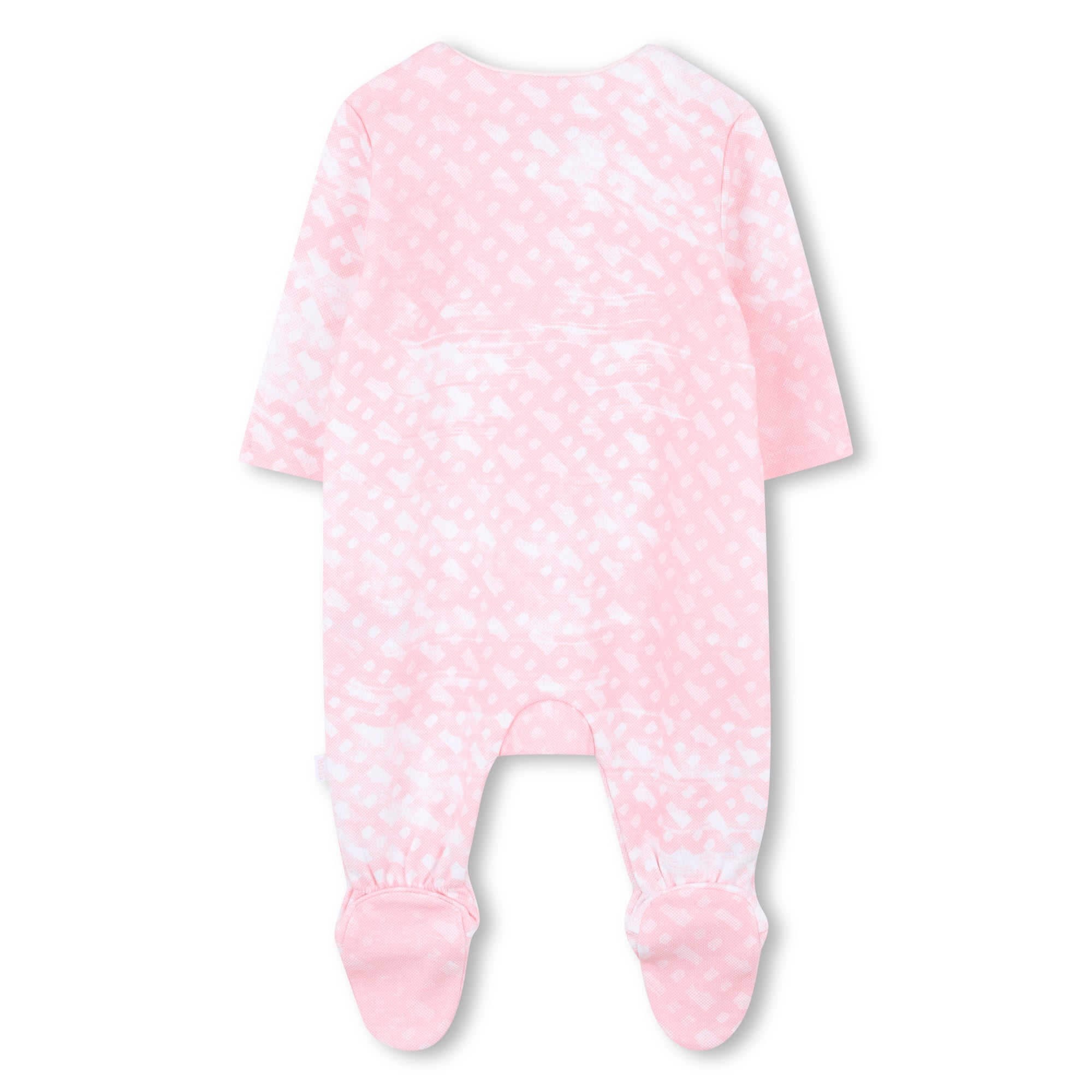 Baby Sleepsuit and Hat Set in Soft Pink