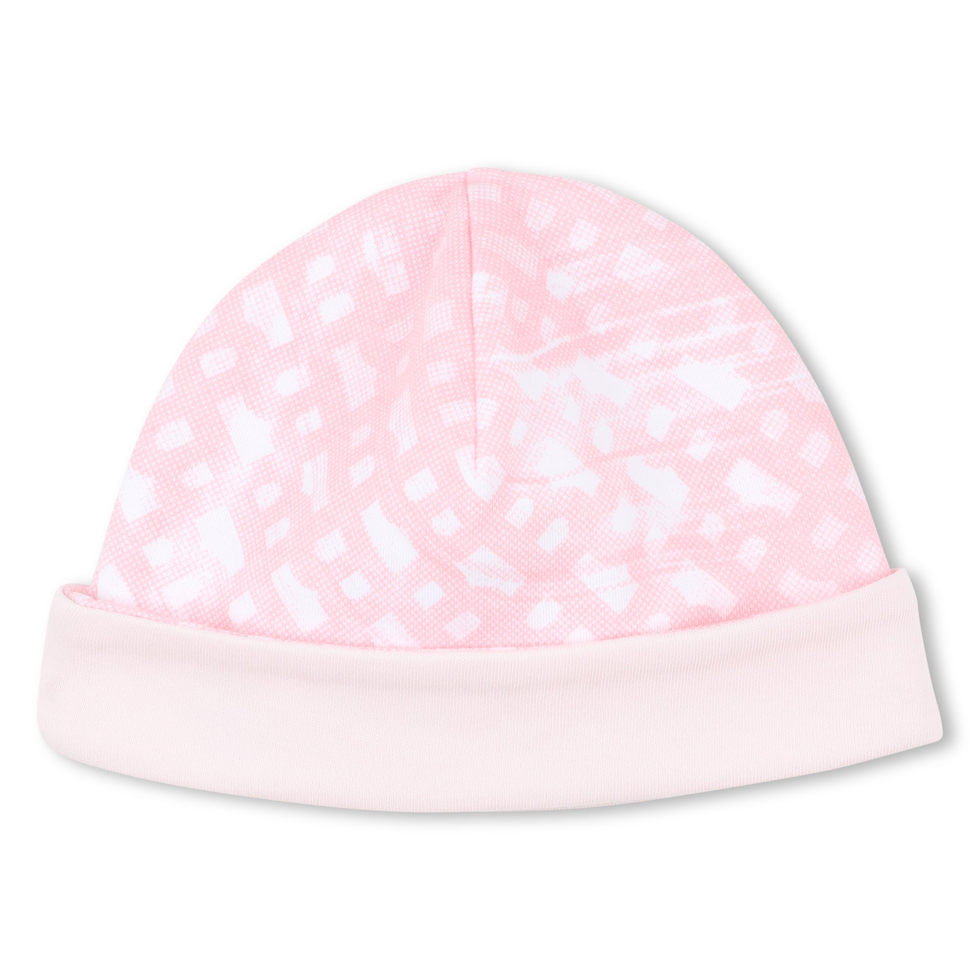 Baby Sleepsuit and Hat Set in Soft Pink