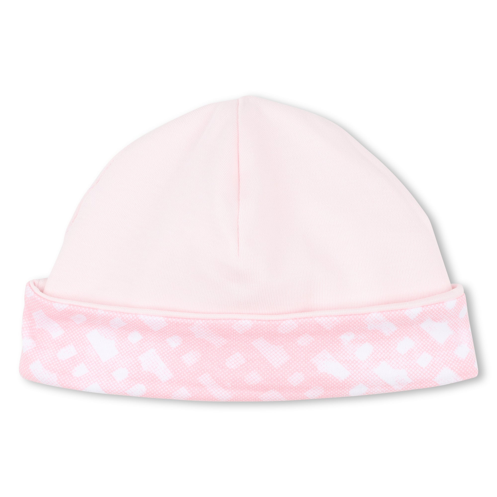 Baby Sleepsuit and Hat Set in Soft Pink