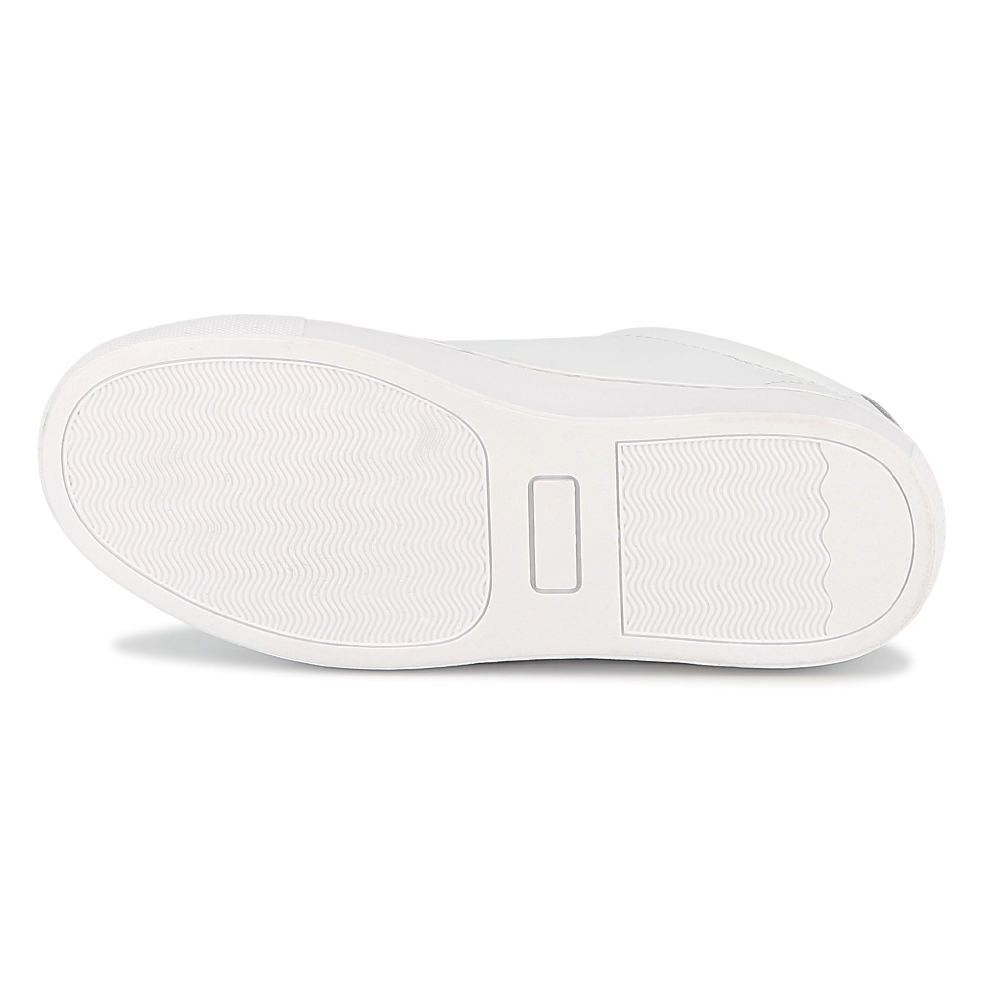 Cow Leather Trainers with Branded Details and TPR Outsole