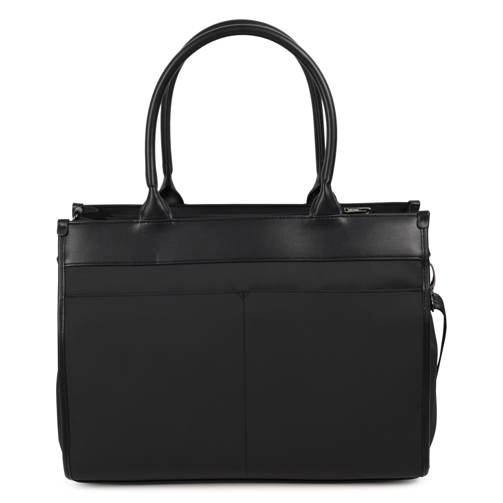Coated Fabric Changing Bag with Accessories and Logo Details