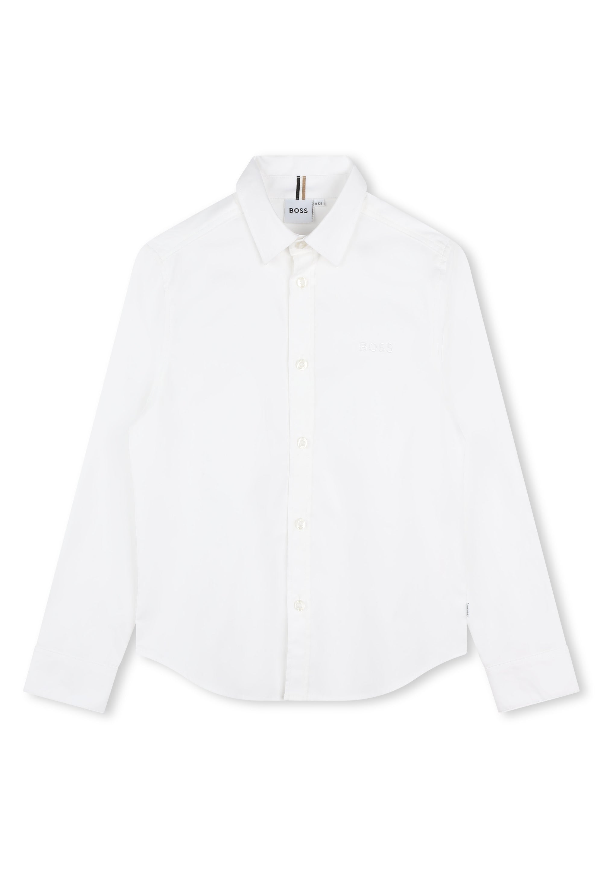 White Oxford Cotton Long Sleeve Shirt Hugo Boss