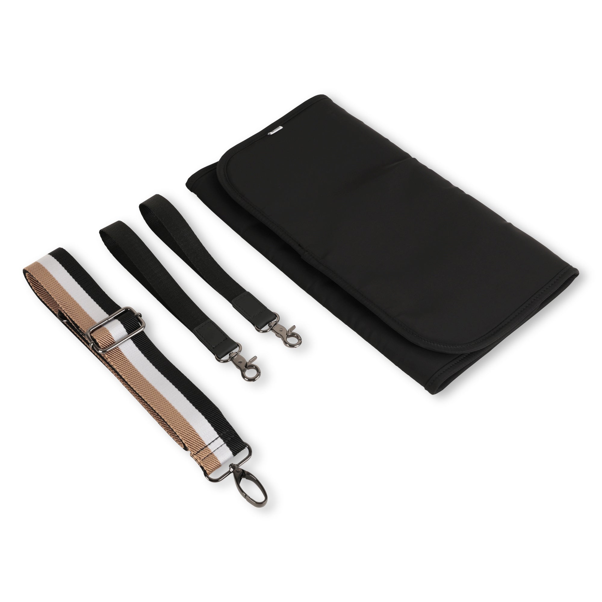 Coated Fabric Changing Bag with Tricolour Strap and Accessories Hugo Boss