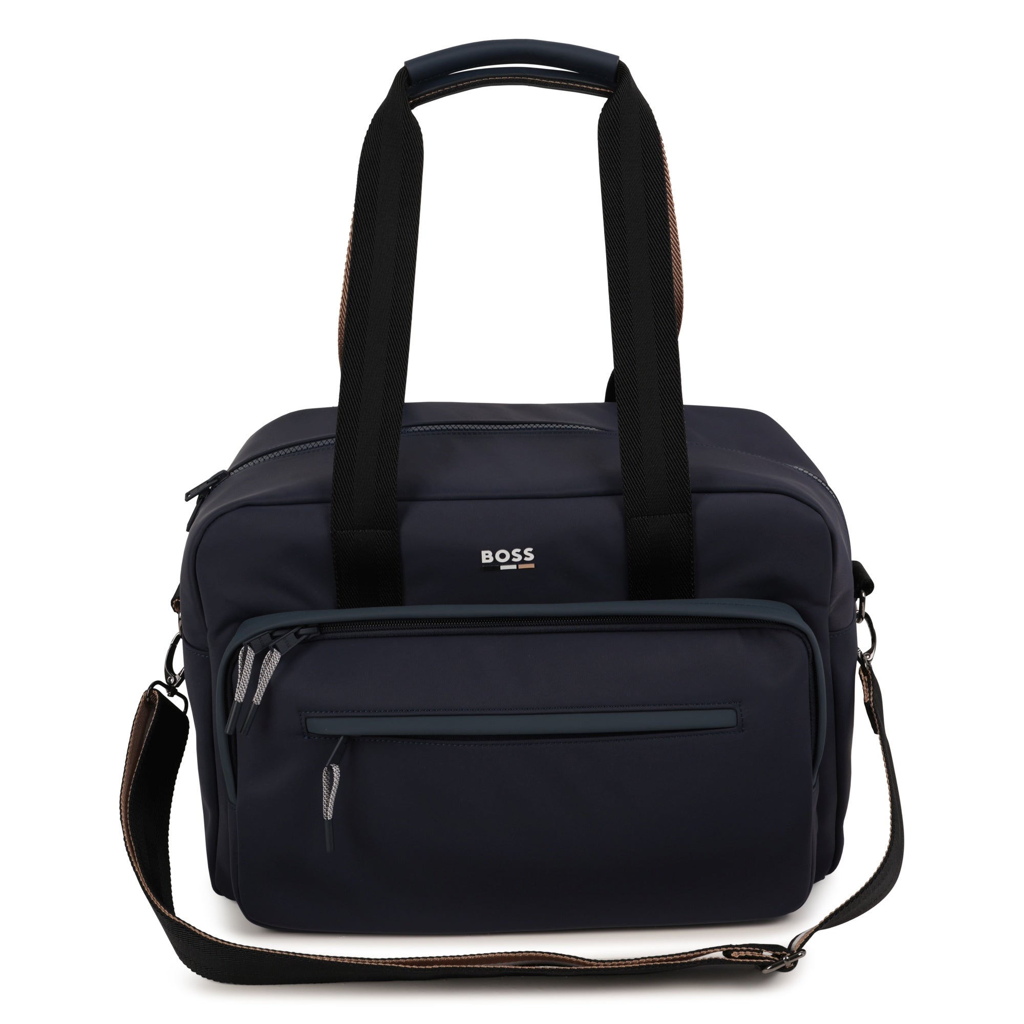 Navy Blue Nylon Changing Bag with Changing Mat and Accessories Hugo Boss