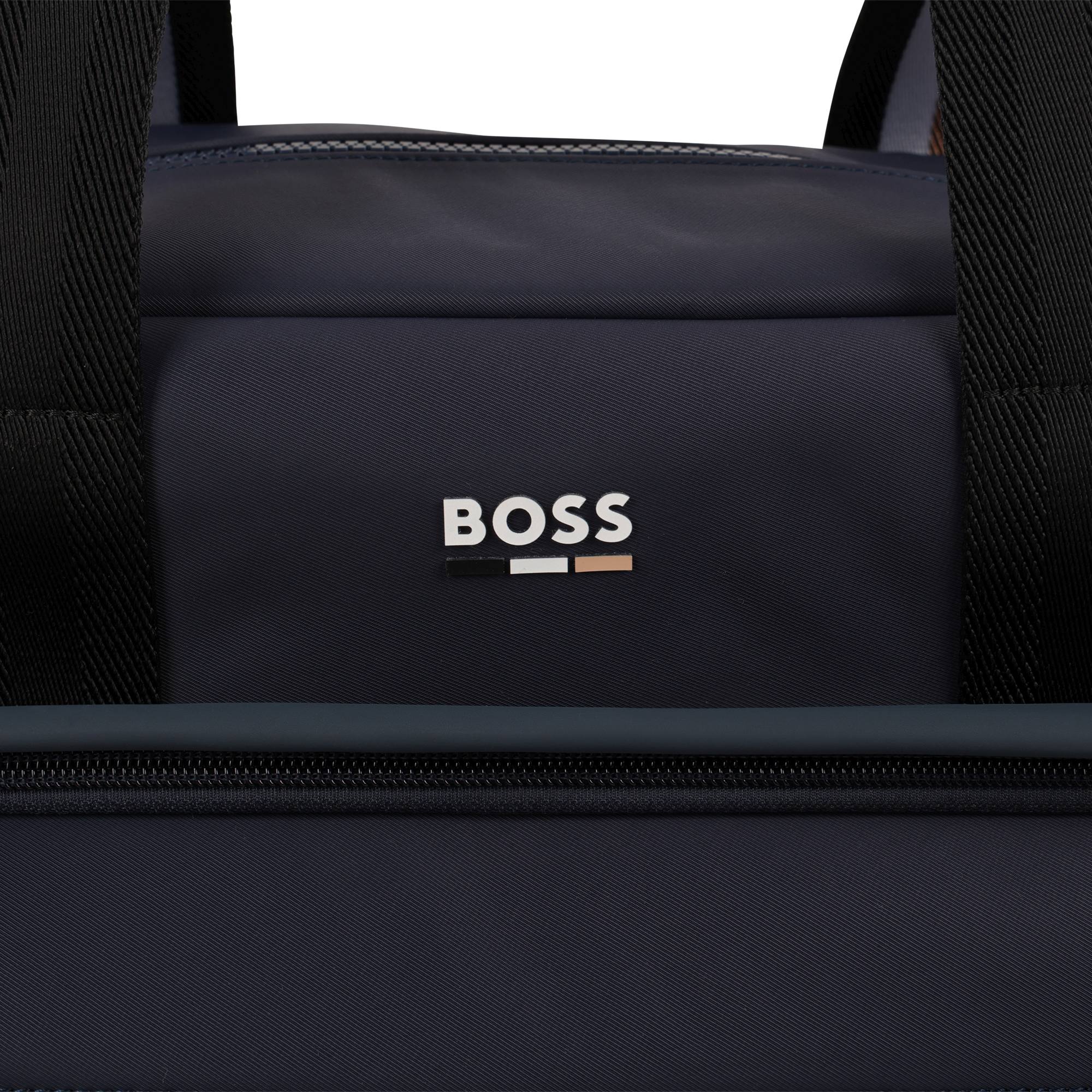 Navy Blue Nylon Changing Bag with Changing Mat and Accessories Hugo Boss