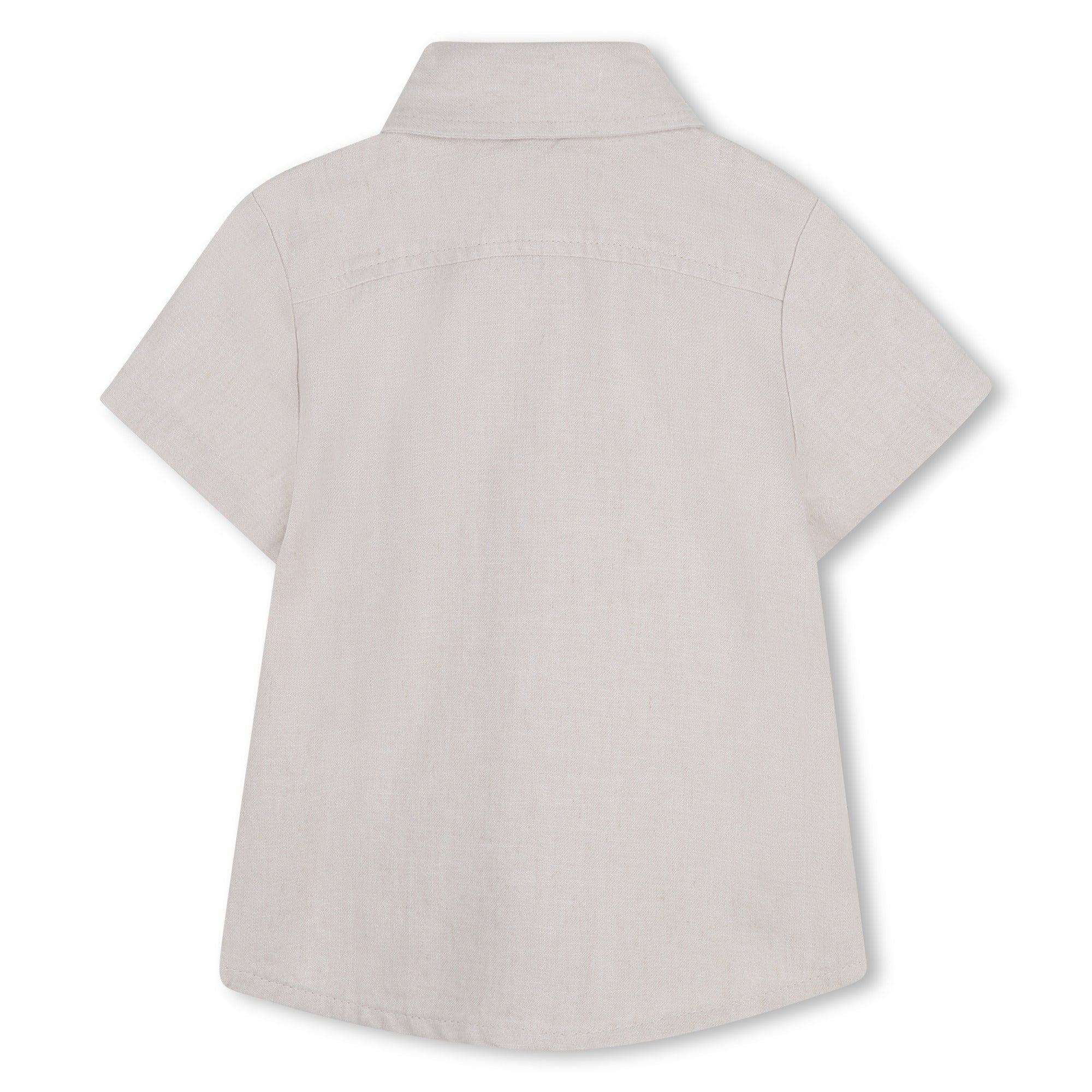 Linen Blend Short-Sleeve Shirt Hugo Boss