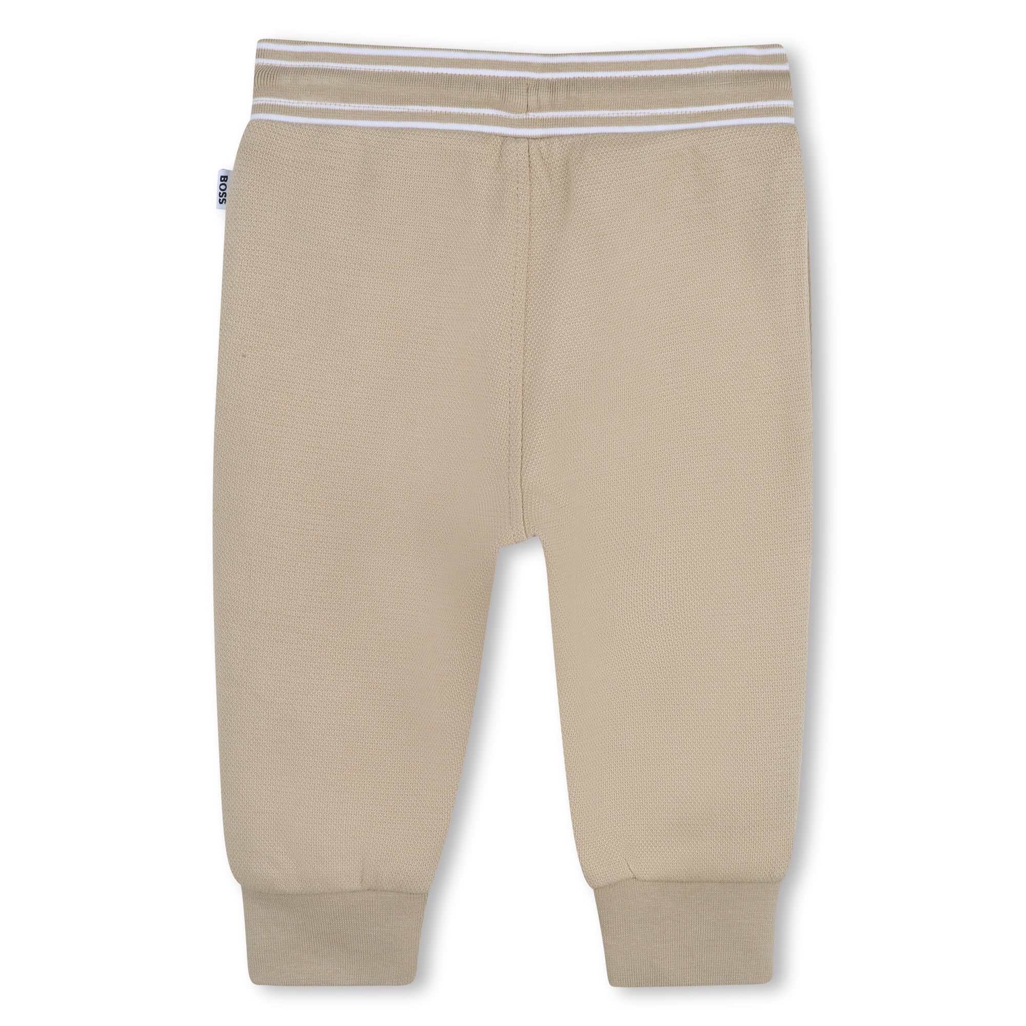 Baby Cotton Jogging Pants in Beige Hugo Boss