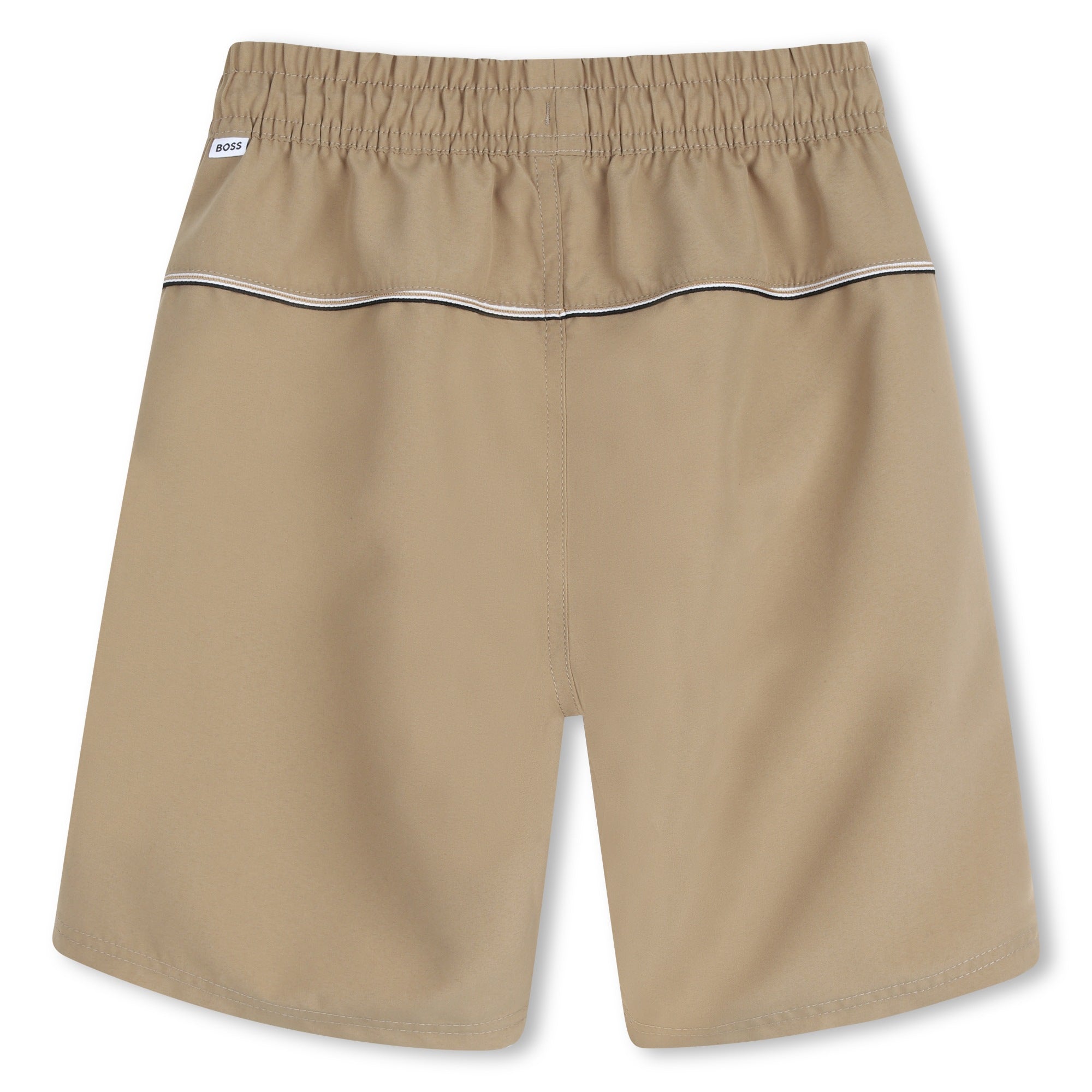 Boys Surfer Swim Shorts in Beige Hugo Boss