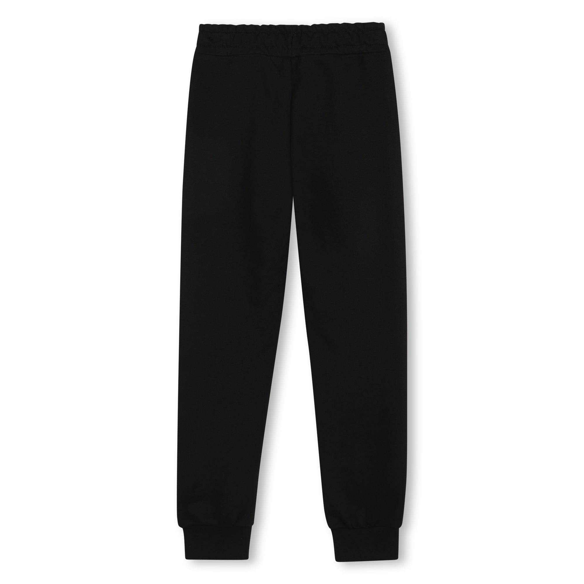 Boys Logo Fleece Jogging Pants in Black Hugo Boss