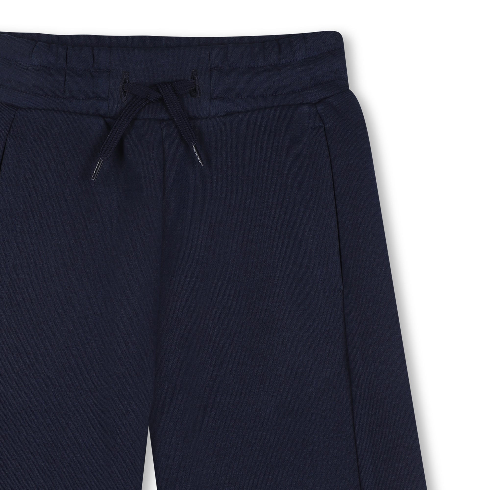 Boys Logo T-Shirt and Bermuda Shorts Set in White and Navy Hugo Boss