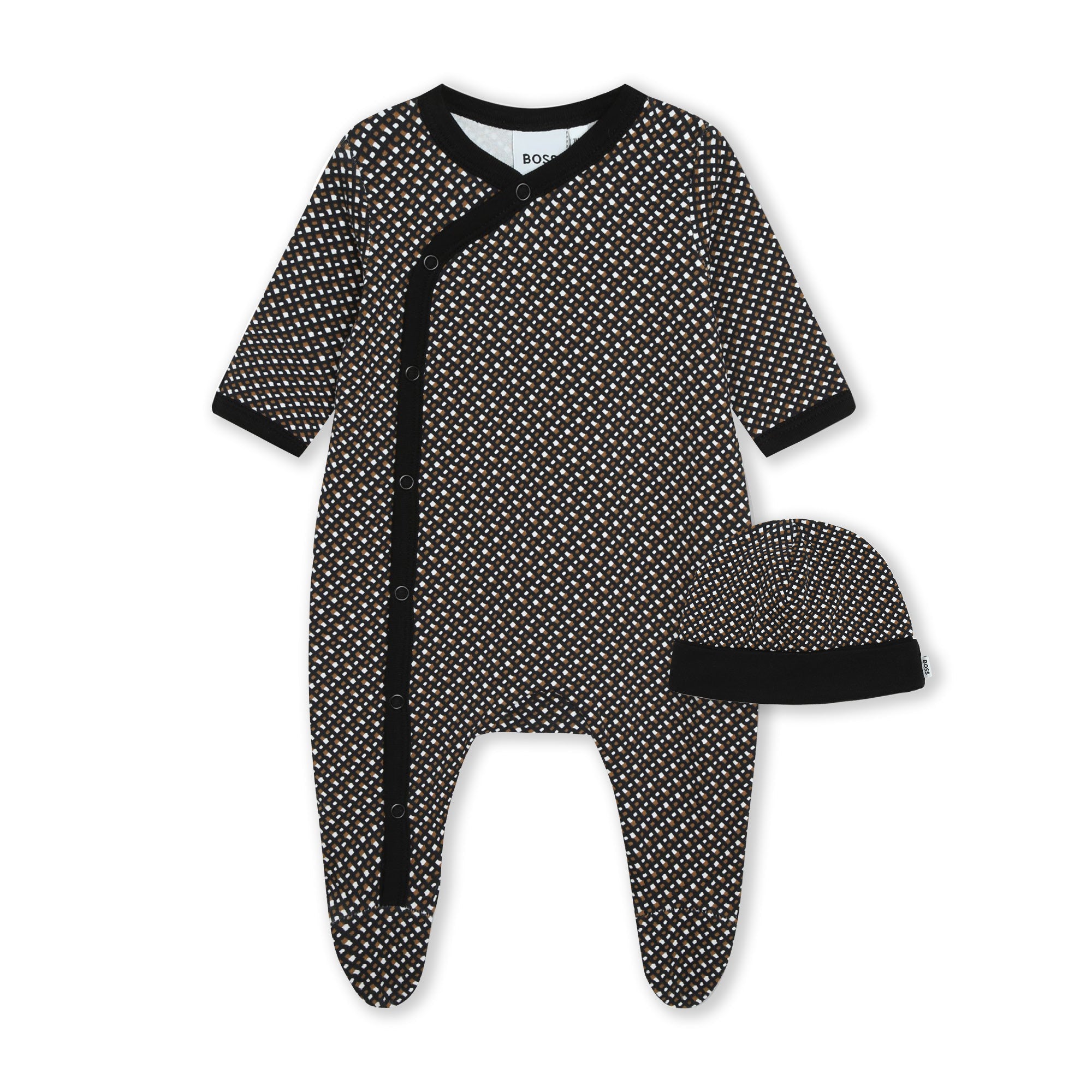 Organic Cotton Pyjamas & Hat Set Hugo Boss