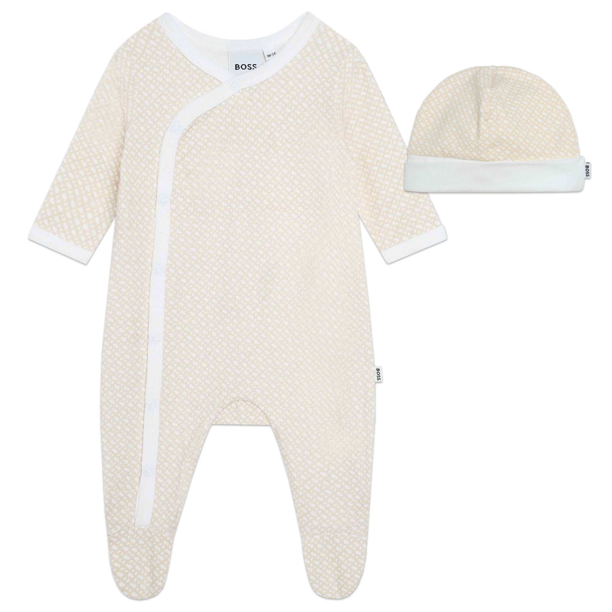Organic Cotton Pyjamas & Hat Set Hugo Boss