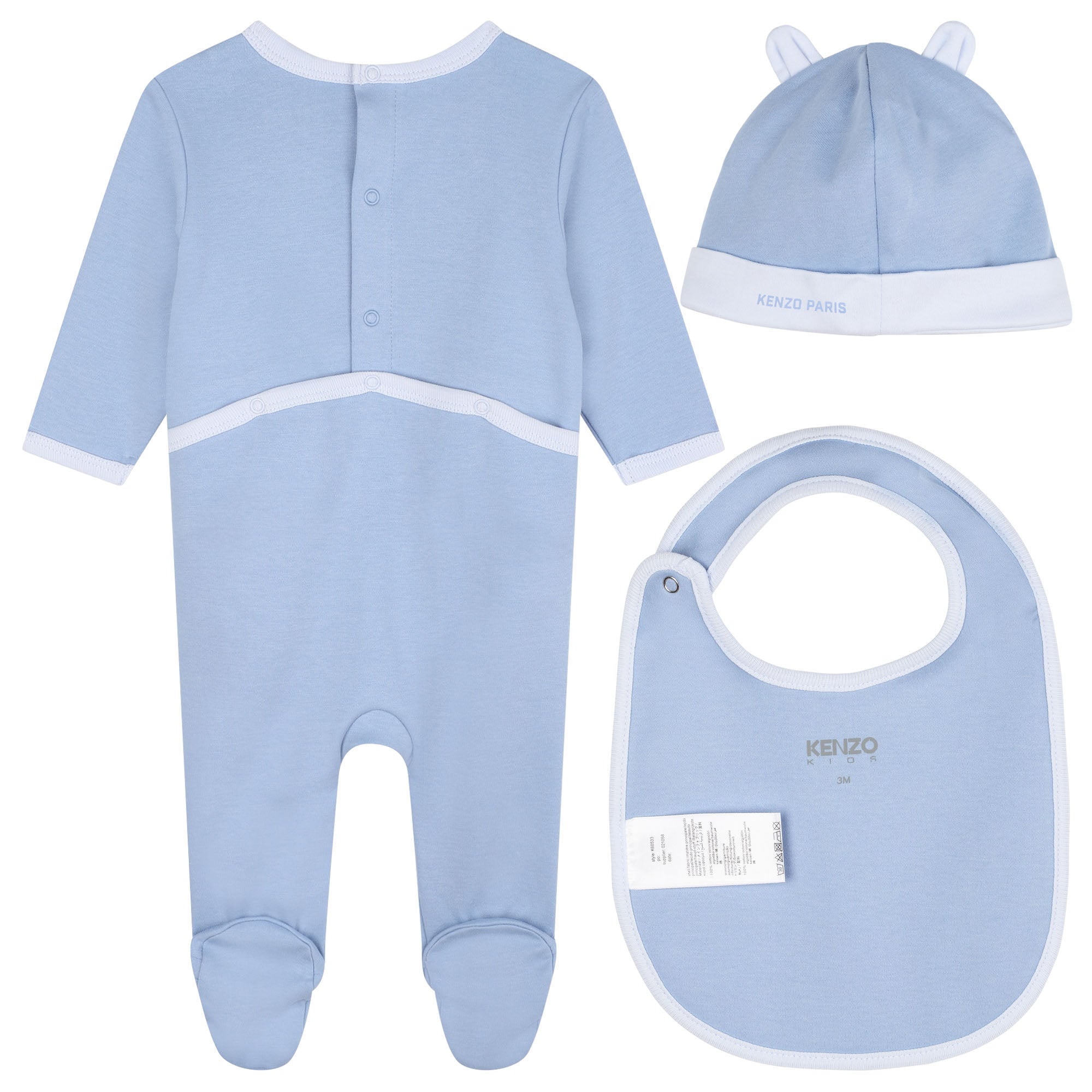 Kenzo Kids PJs, Bib & Hat Set