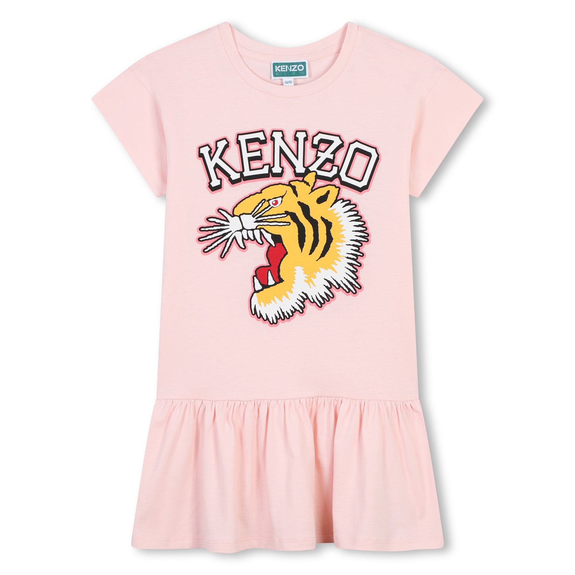 Tiger Print Dress in Pink