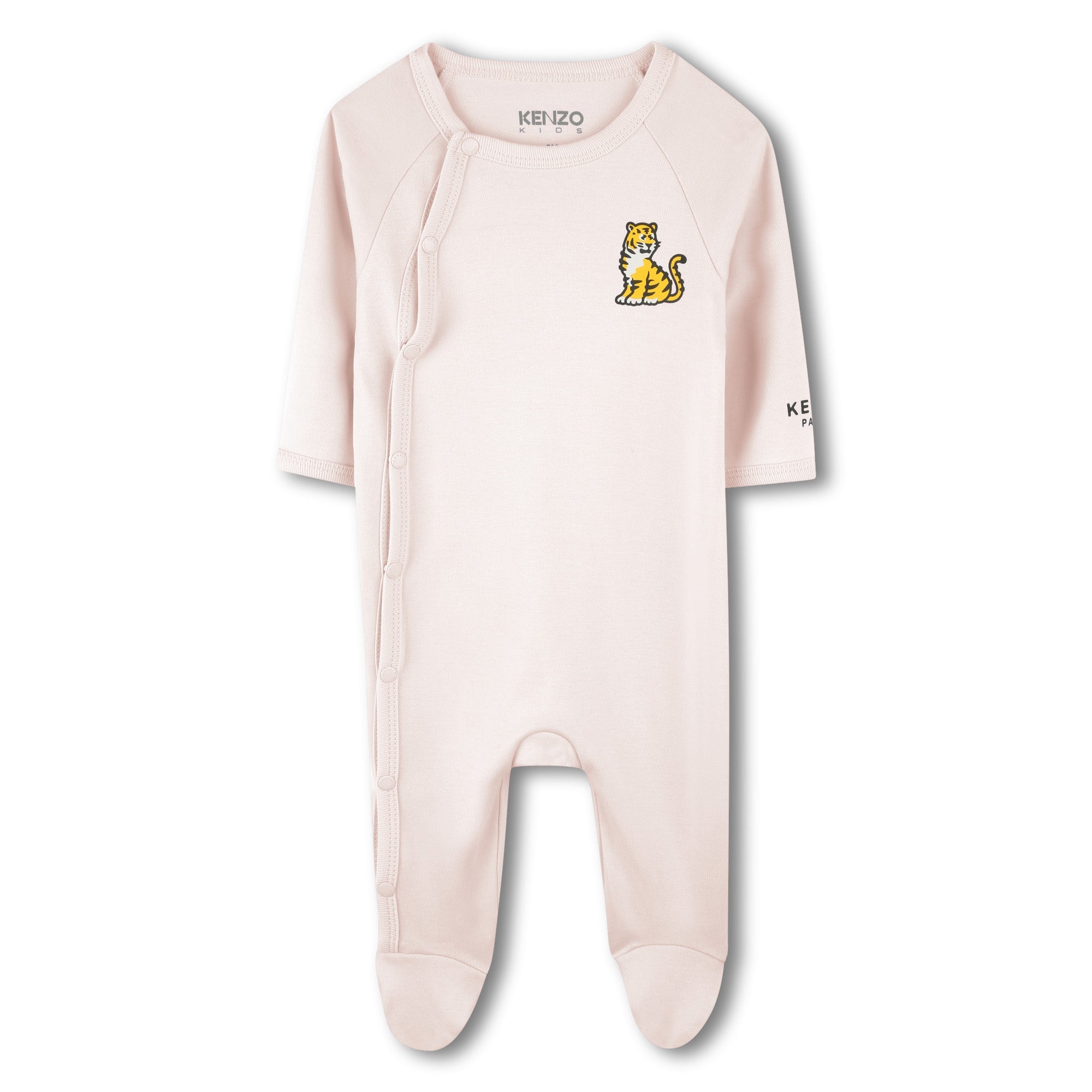 Set of Two Baby Sleepsuits Pink And Blue Set Options Kenzo