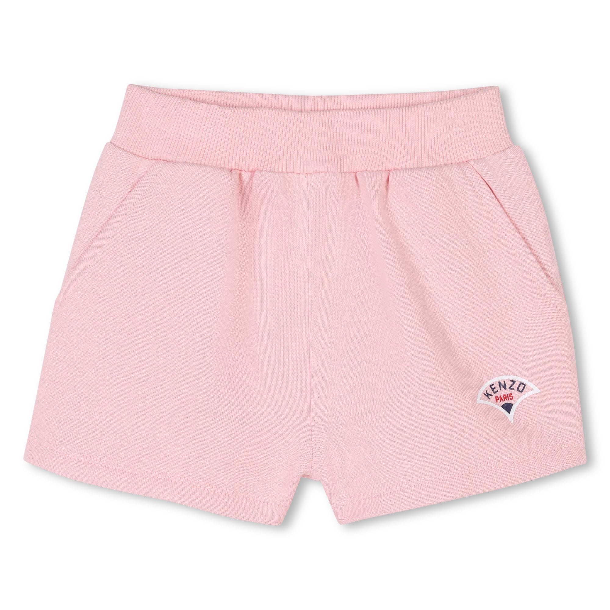 Ribbed-Waist Cotton Shorts Kenzo