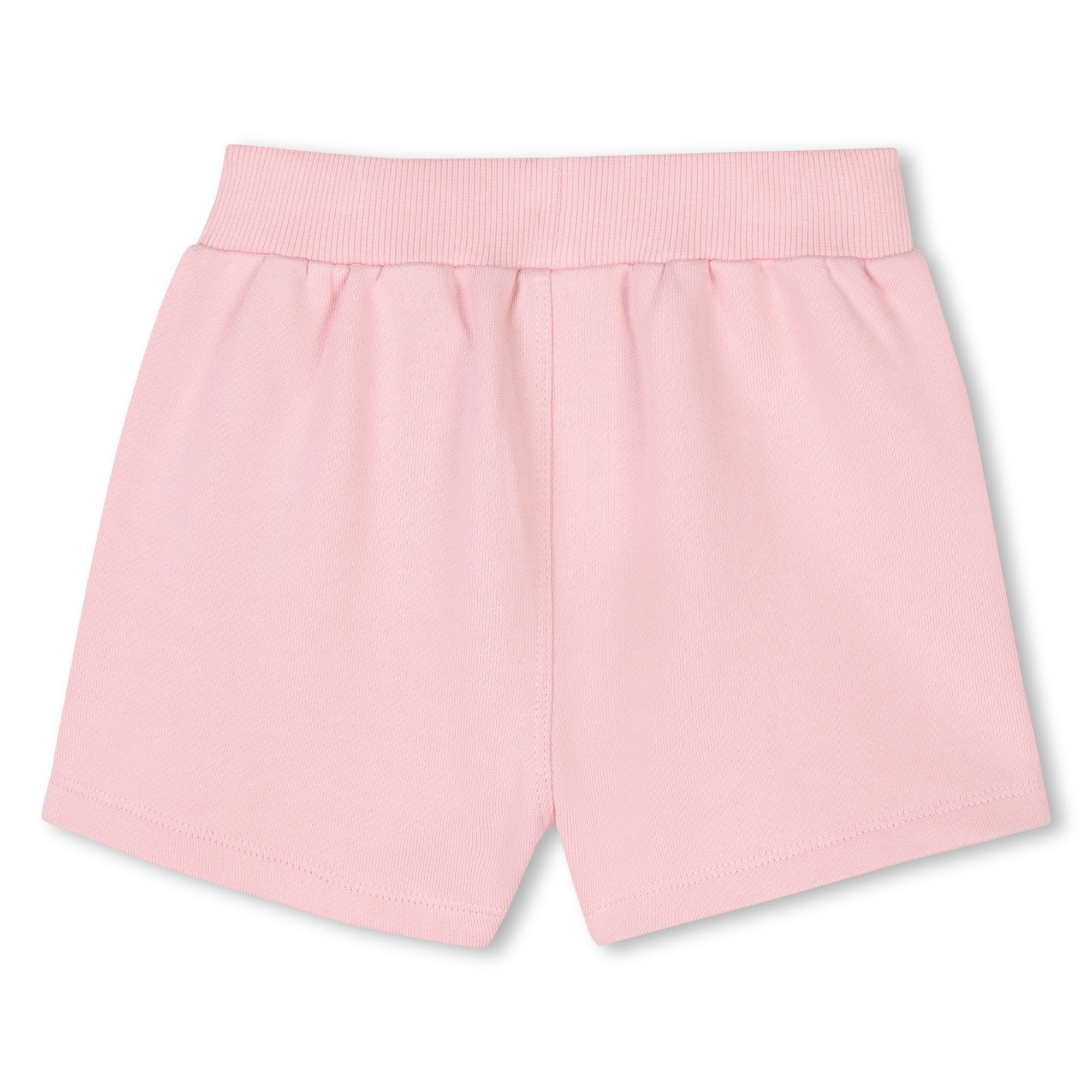 Ribbed-Waist Cotton Shorts