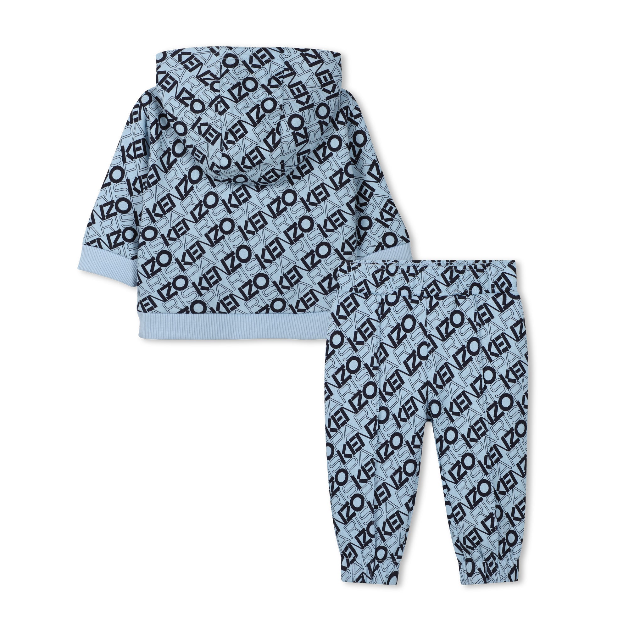 Baby Hooded Cardigan & Trousers Set Kenzo