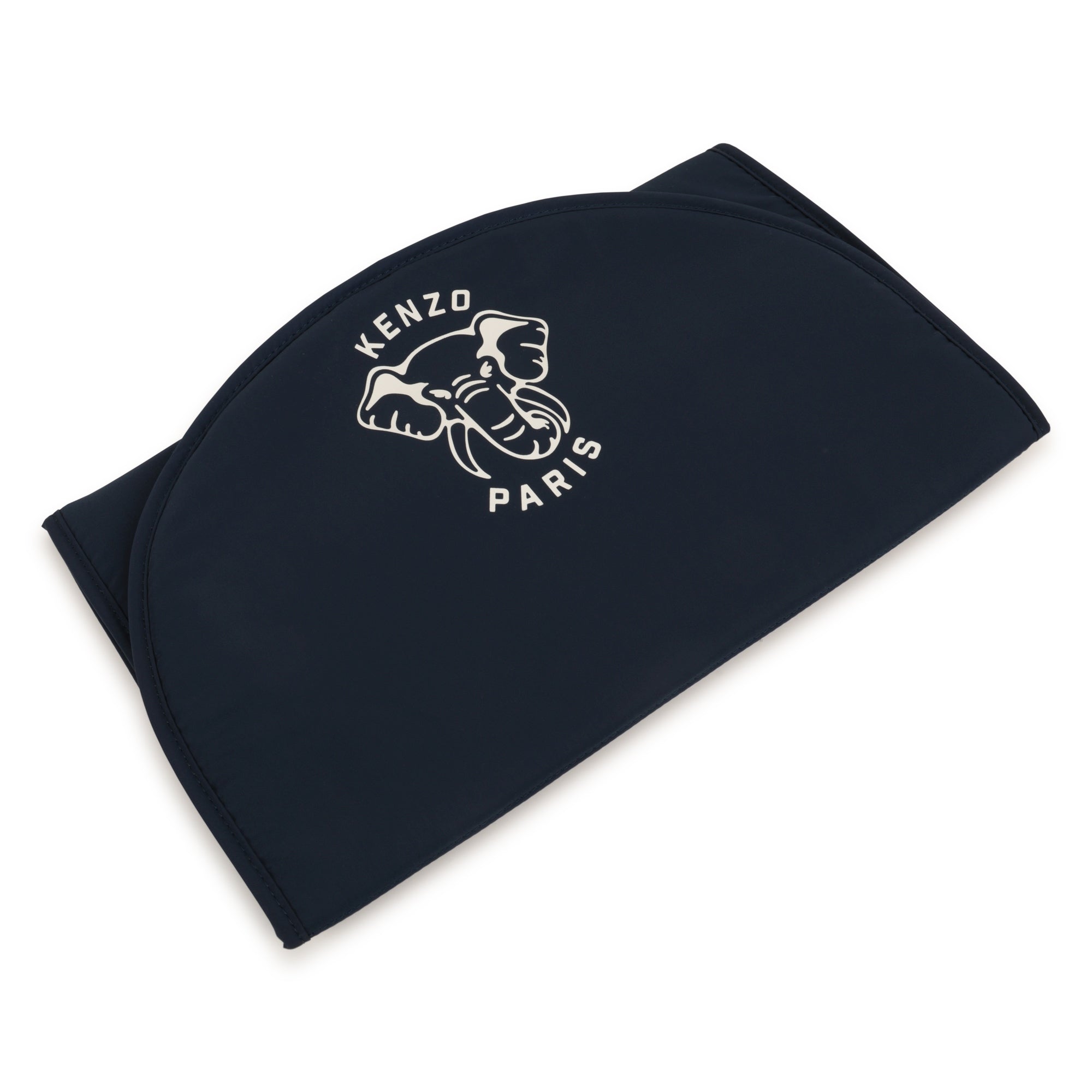 Navy Canvas Changing Bag and Backpack with Embroidered Logo