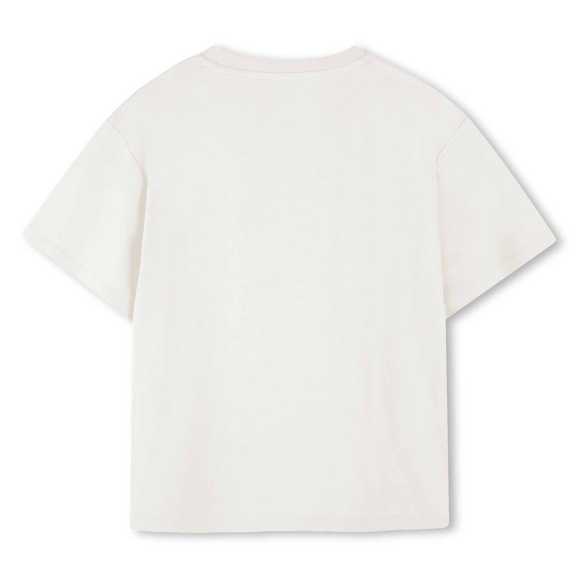 Kids organic cotton t-shirt with roaring tiger logo print Kenzo