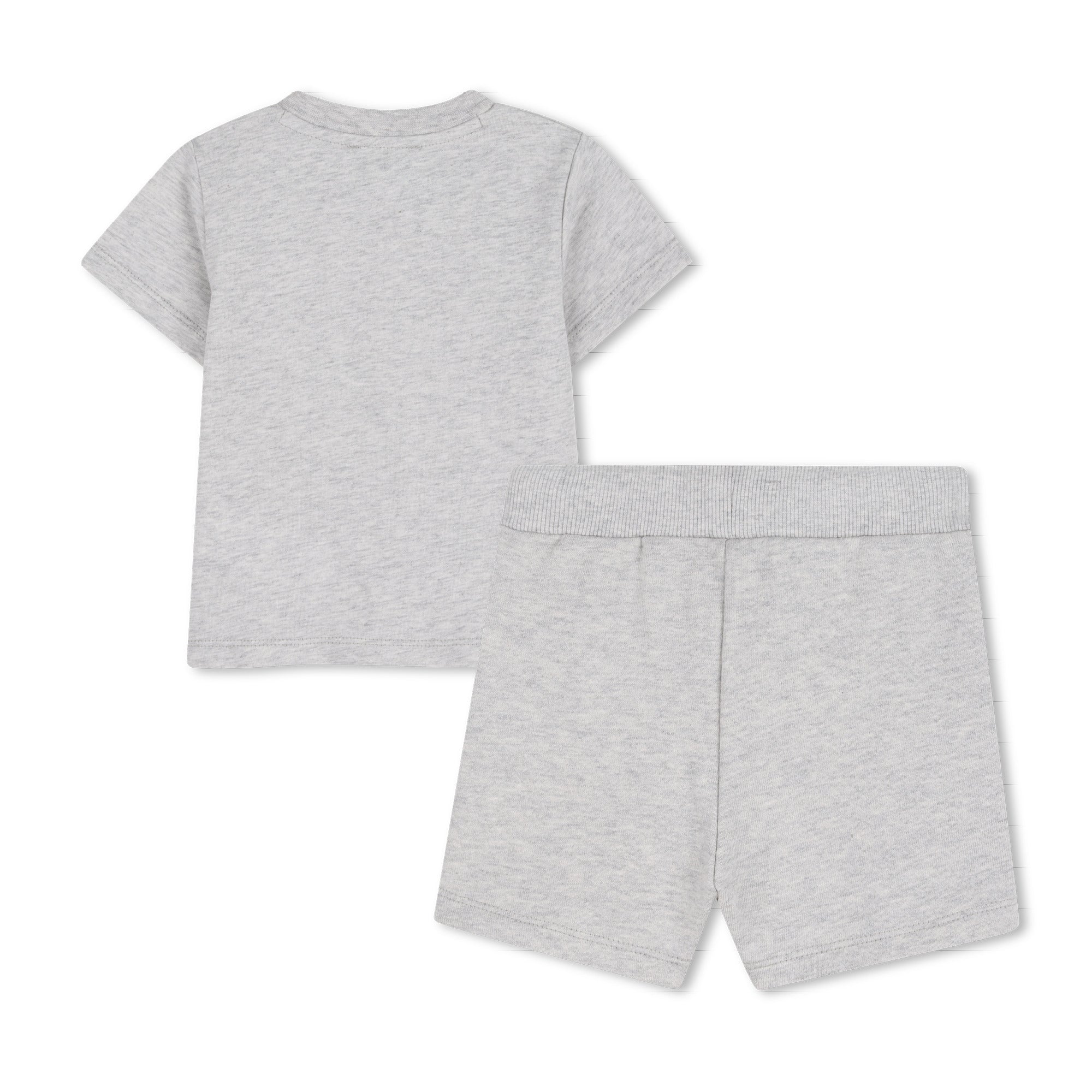 T-Shirt & Bermuda Shorts Set in Heather Grey Kenzo