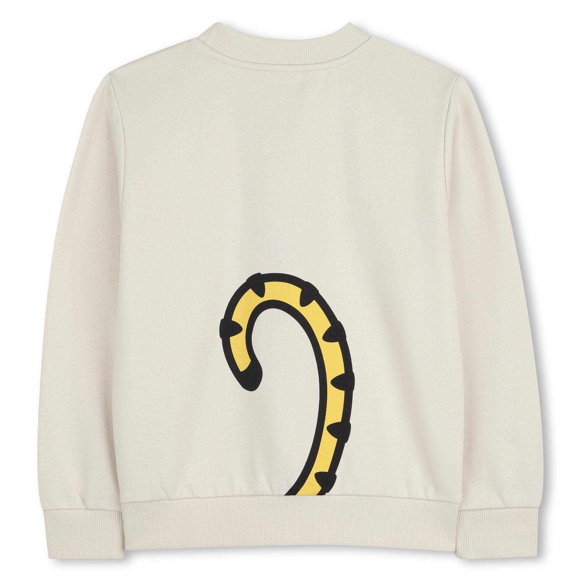 Logo Sweatshirt in Pale Yellow Kenzo