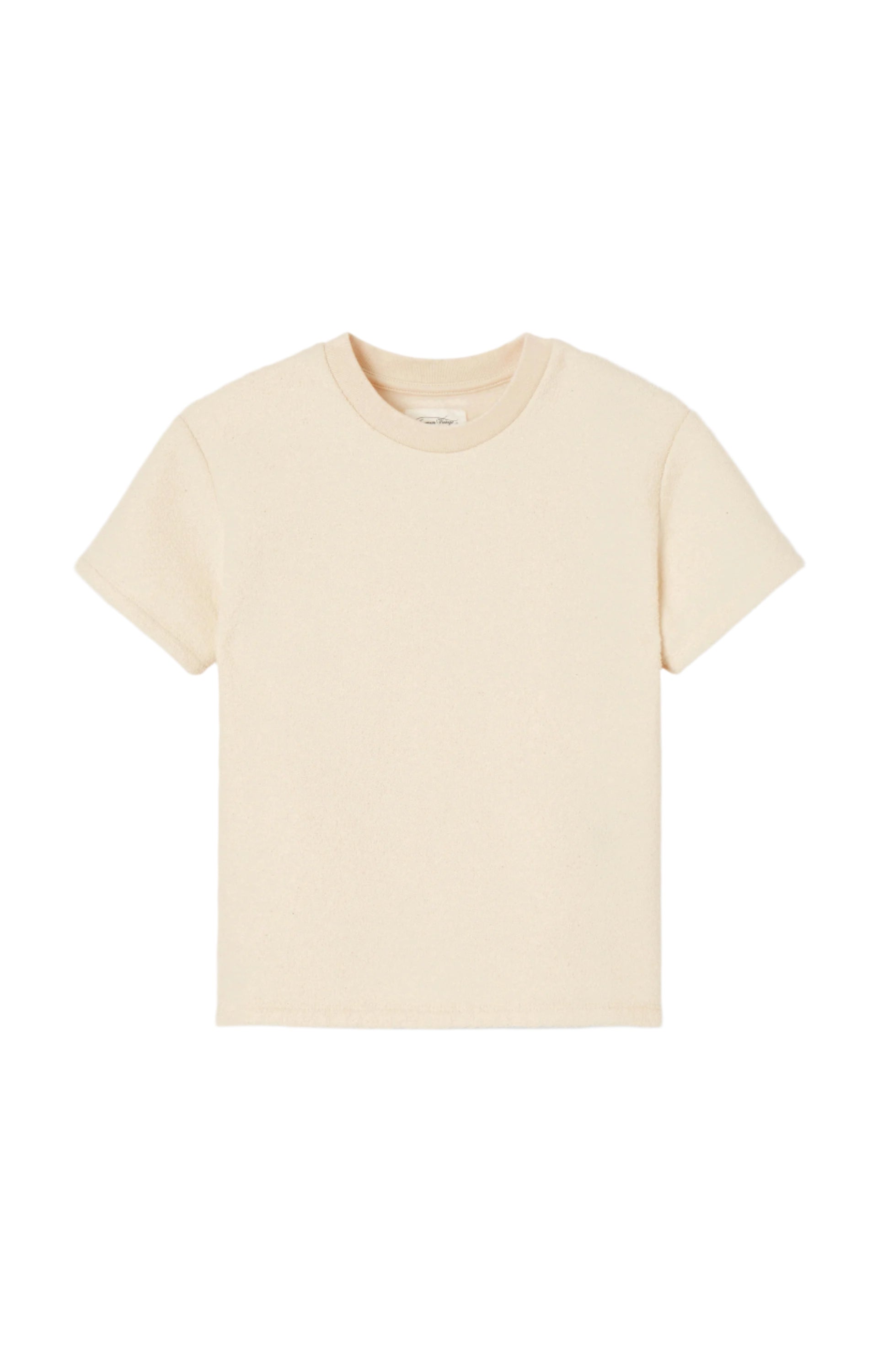 Classic Cotton Crew Neck T-Shirt American Vintage