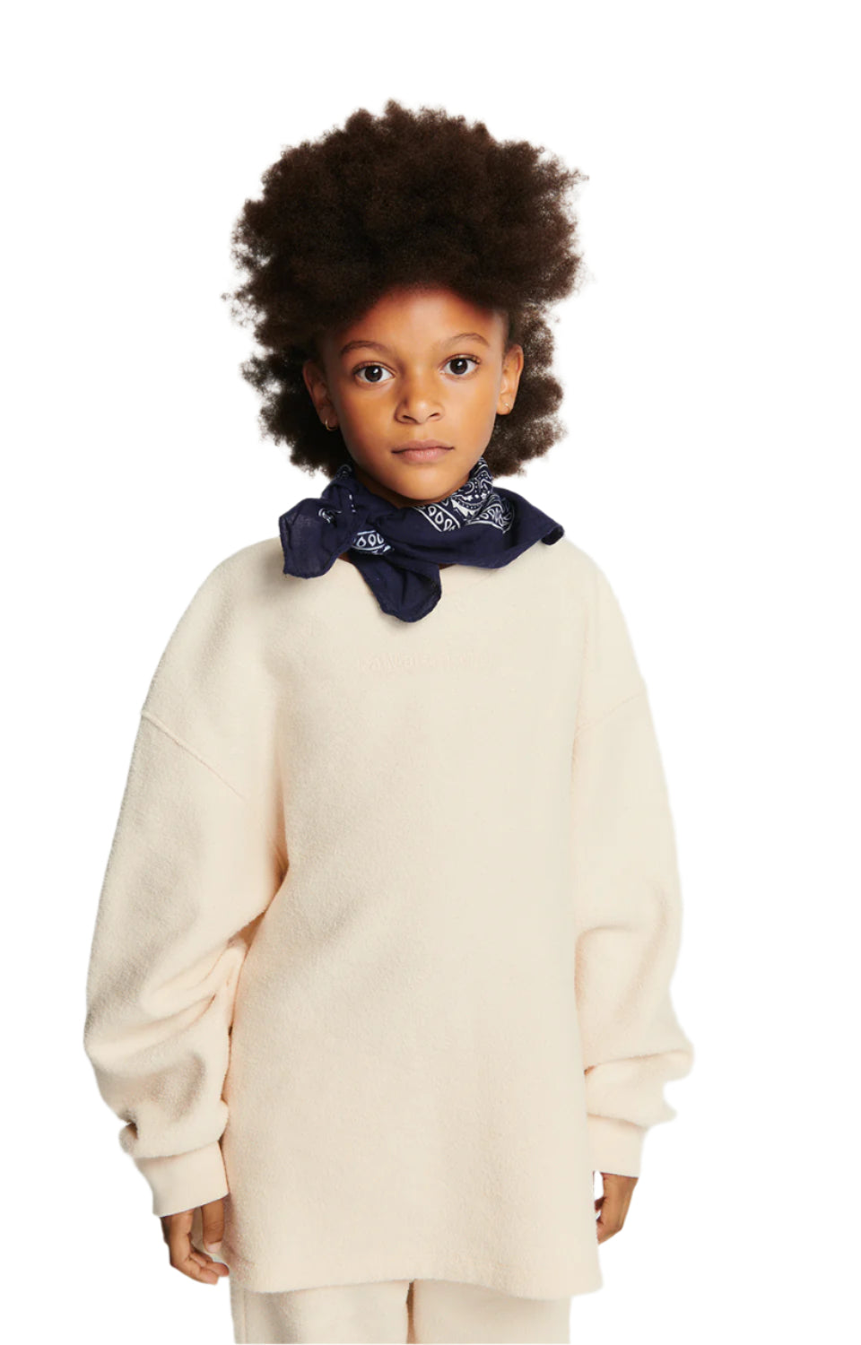 Crew Neck Cotton Sweater American Vintage