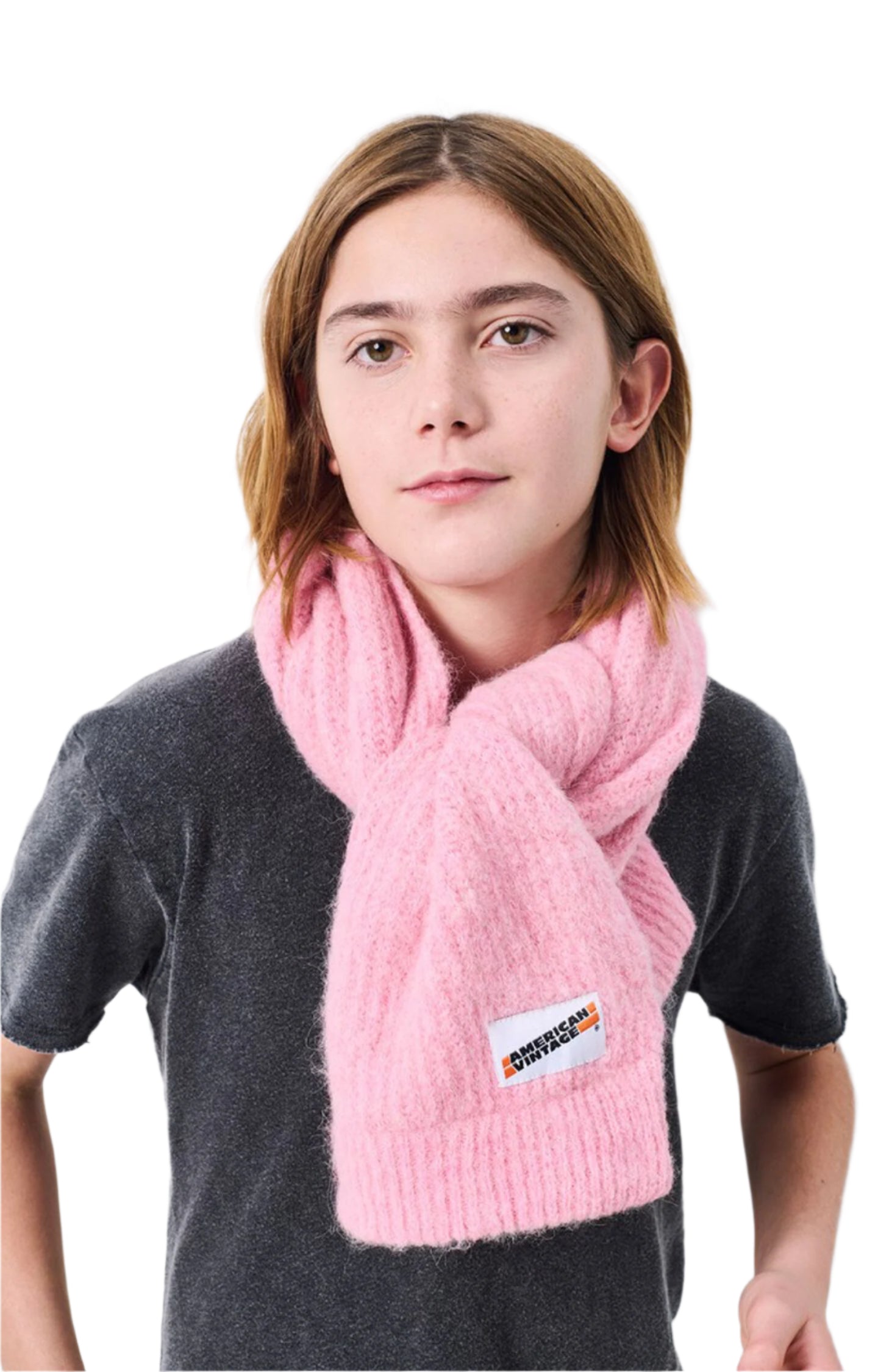 Soft Blend Knit Scarf American Vintage