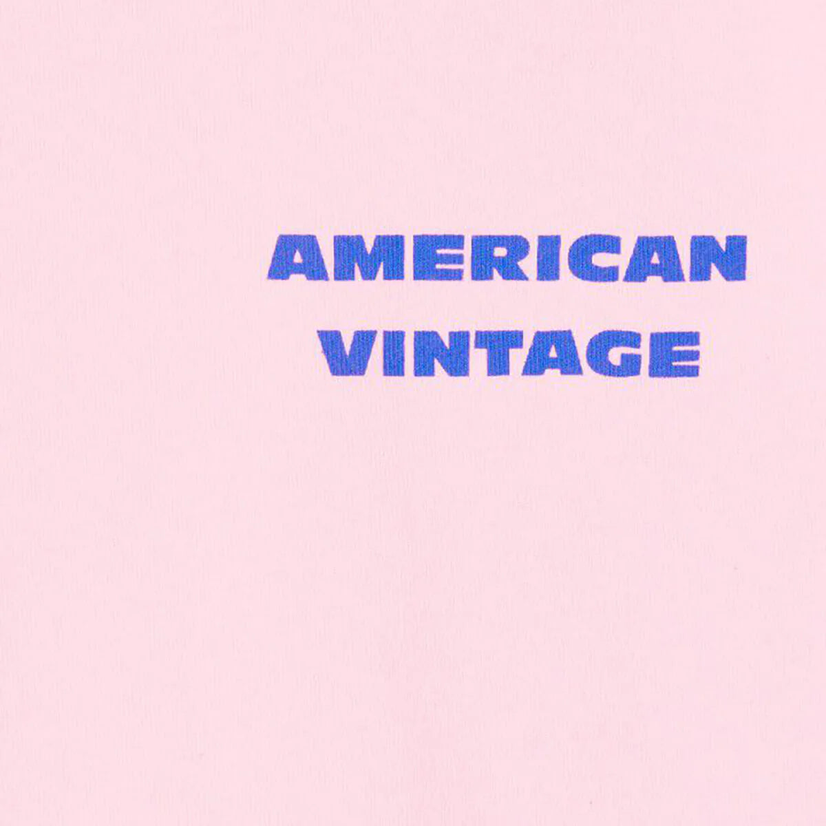 Short Sleeve T-Shirt with Logo Print American Vintage