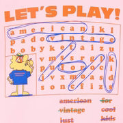 Short Sleeve T-Shirt with Logo Print American Vintage